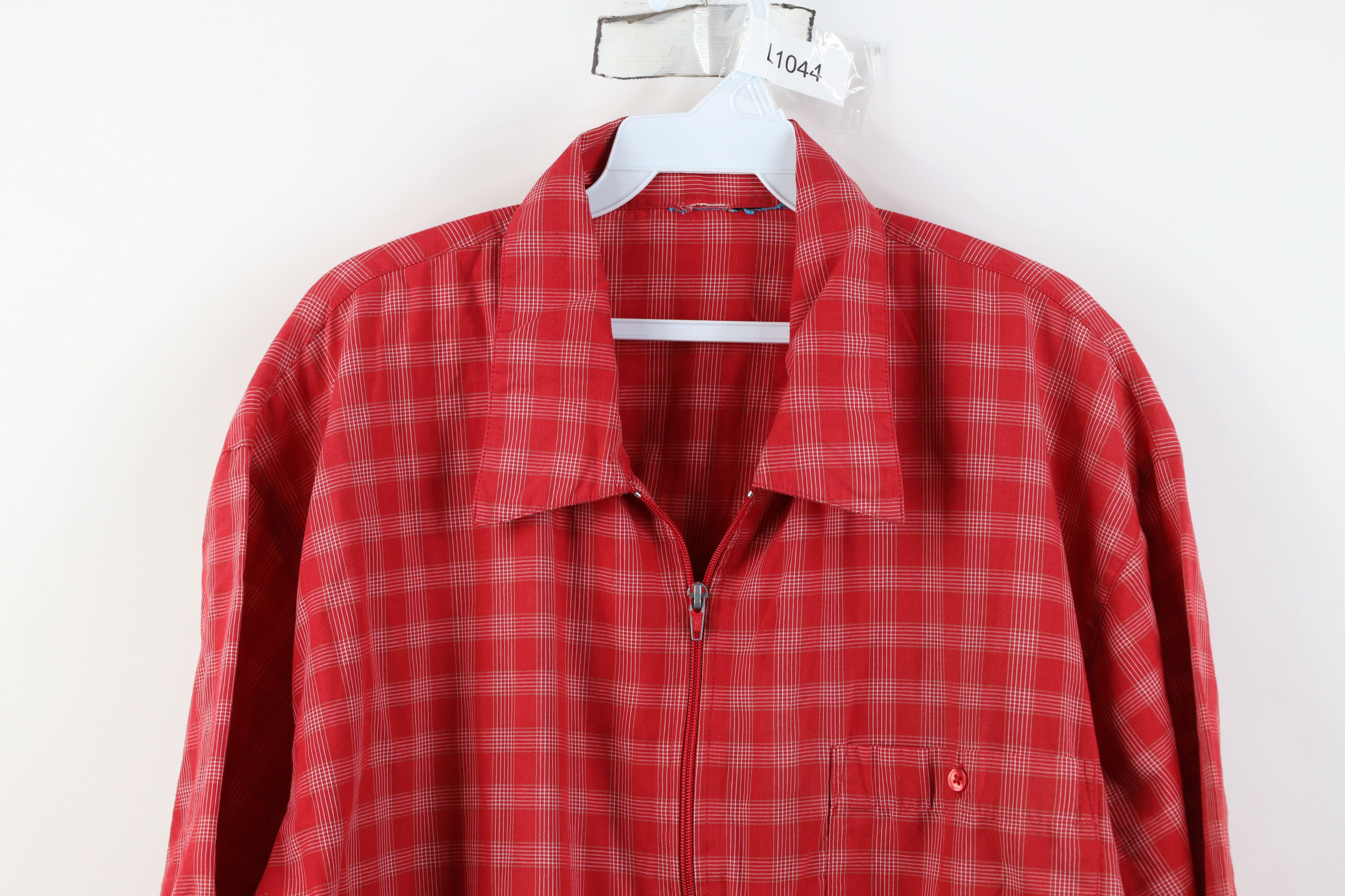 Vintage Vintage 90s Streetwear Short Sleeve Full Zip Shirt Jacket Size US XXL / EU 58 / 5 - 2 Thumbnail