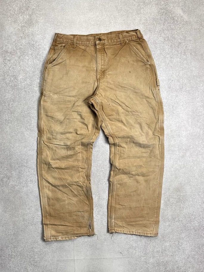 Vintage Carhartt Double Knee Workwear Baggy Pants Y2K 35x30