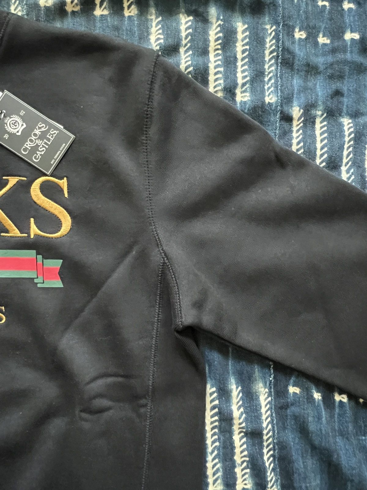 Vintage Crooks & Castle Embroidery Sweatshirt Size US M / EU 48-50 / 2 - 6 Thumbnail