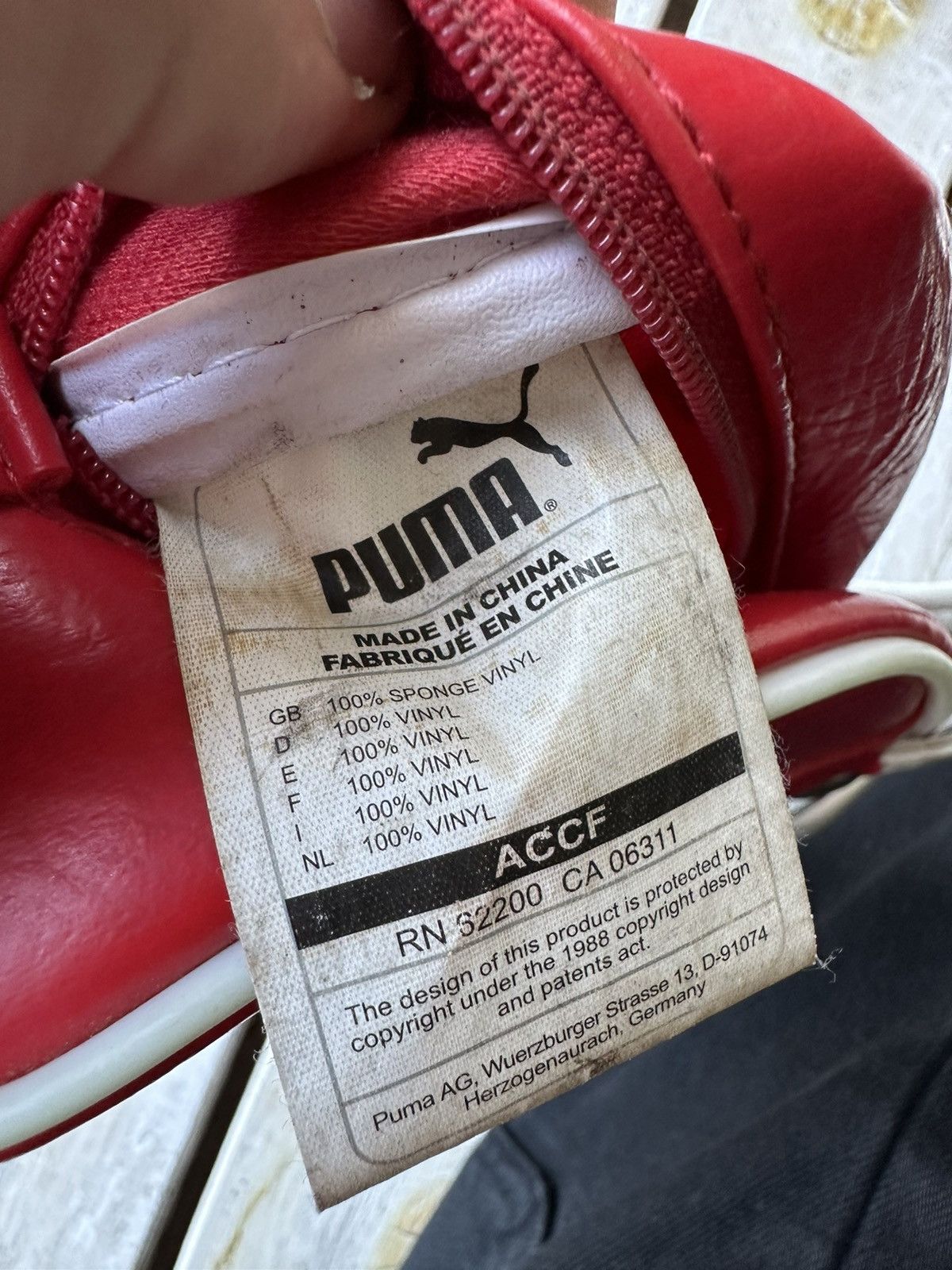 Puma × Vintage ❗️Vintage Puma Leather Mini Bag AVANT GARDE y2k big logo Size ONE SIZE - 8 Thumbnail