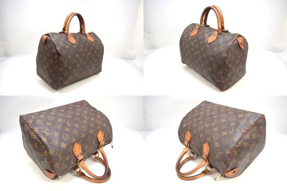 Louis Vuitton Auth Louis Vuitton Speedy 30 Hand Bag Monogram Canvas M41526 Size ONE SIZE - 3 Thumbnail