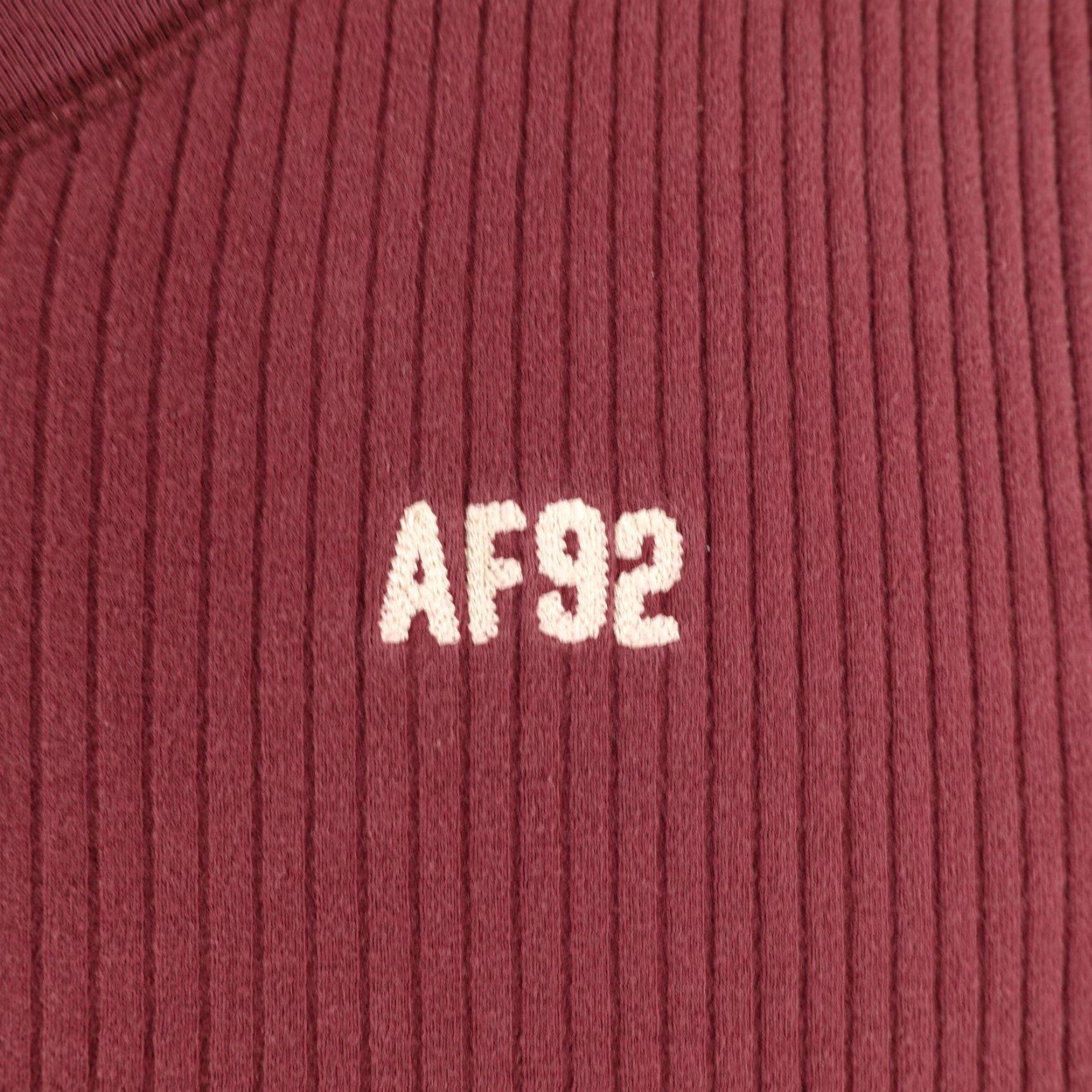 Abercrombie & Fitch VINTAGE Abercrombie & Fitch Shirt Mens XL Red Thermal V-Neck Knit T-Shirt Outdoor Preppy 90s Mens Size US XL / EU 56 / 4 - 3 Thumbnail
