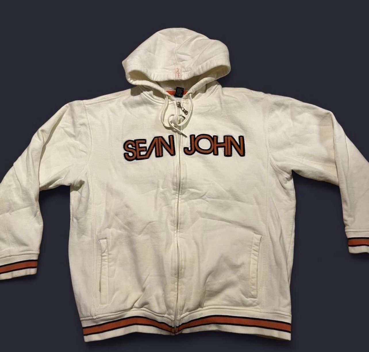 Sean John VINTAGE SEAN JOHN ZIP UP SWEATER Size US L / EU 52-54 / 3 - 1 Thumbnail