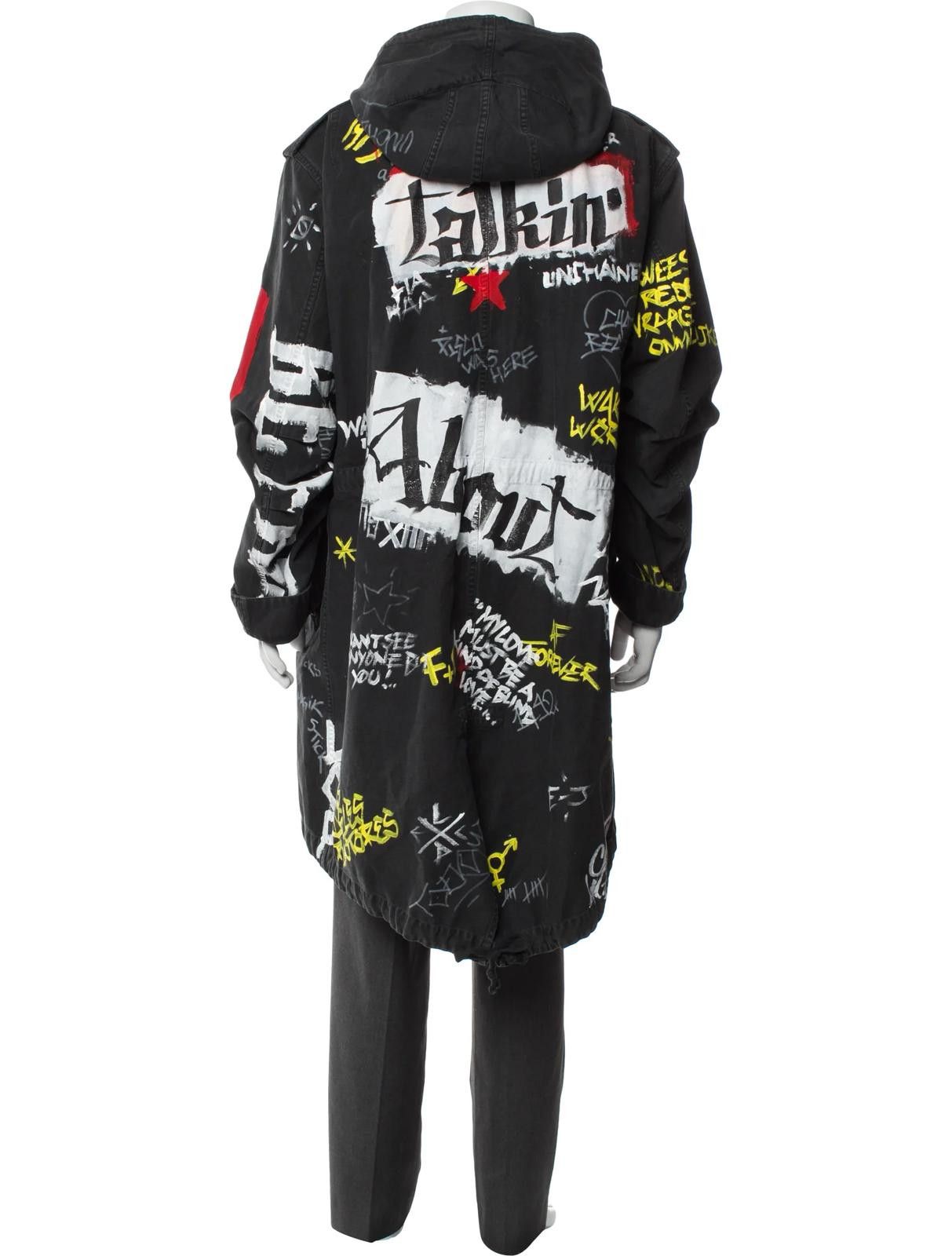 Faith Connexion Faith Connexion Graphic Print Oversize Parka Size: M Size US M / EU 48-50 / 2 - 4 Thumbnail