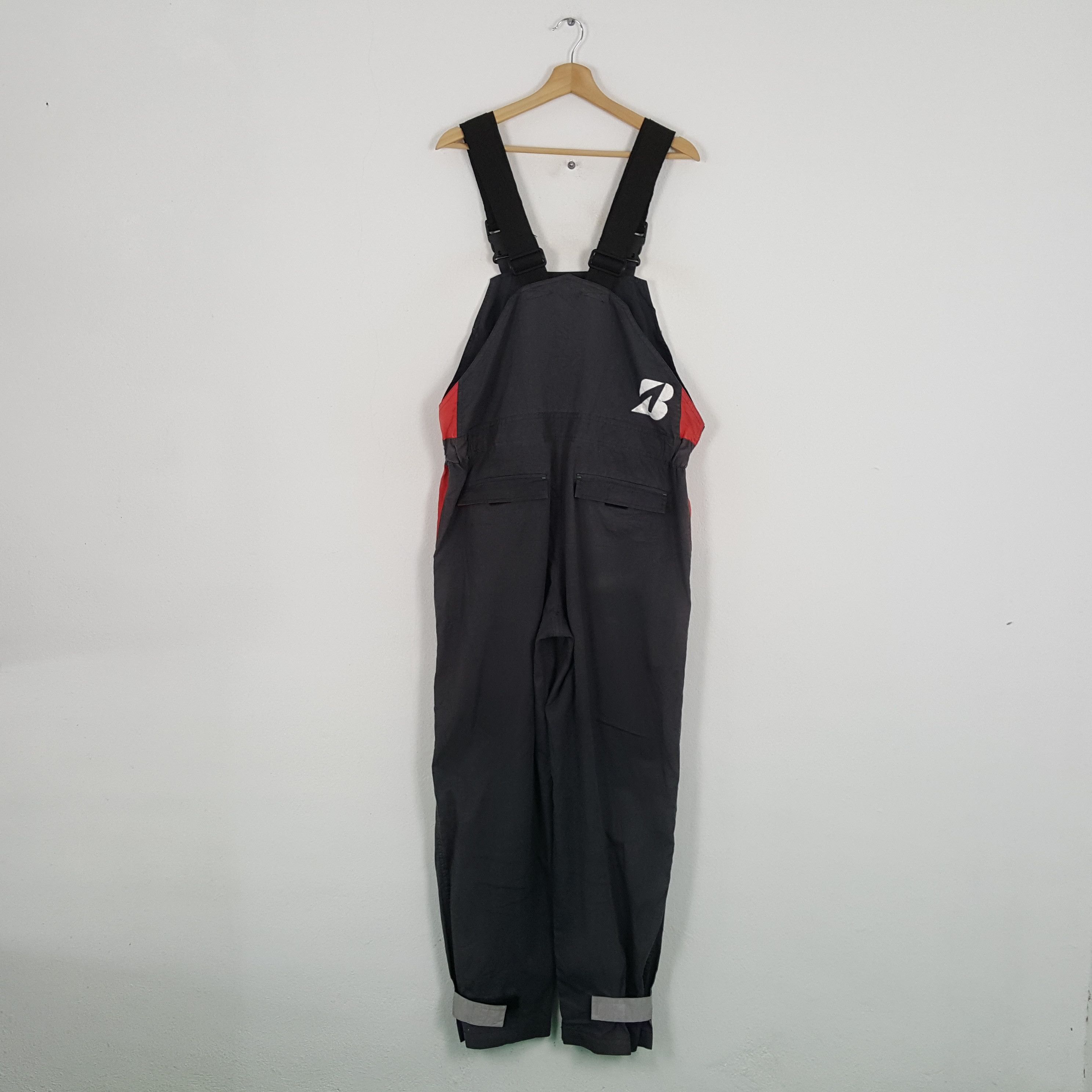 Vintage Vintage BRIDGESTONE Racing Motorsports Overall Size US 37 - 4 Thumbnail