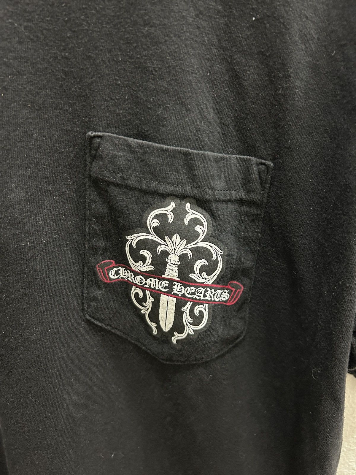 Chrome Hearts Chrome Hearts Black Camo Dagger Scroll Pocket T-Shirt Size US L / EU 52-54 / 3 - 3 Thumbnail