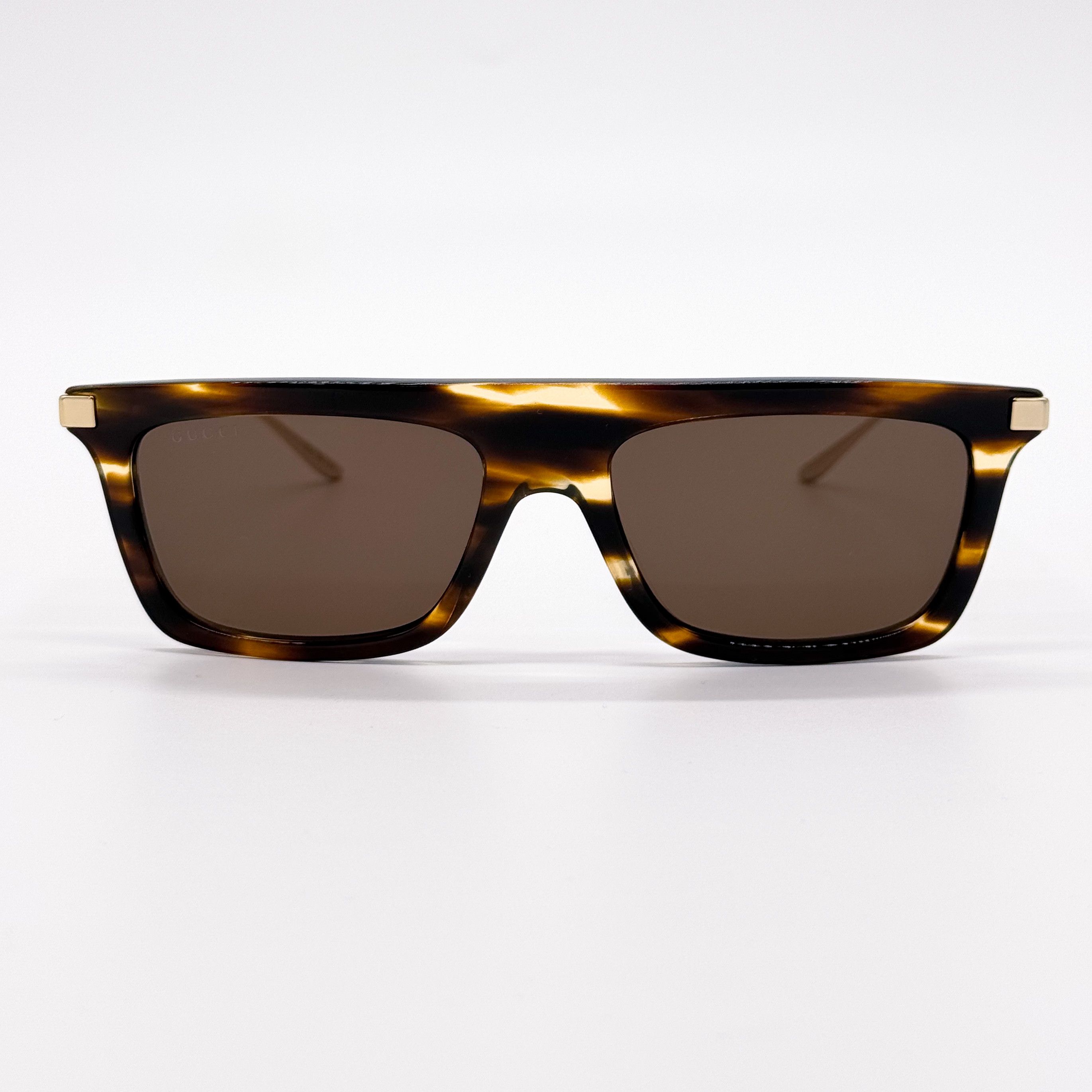 Gucci NEW AUTHENTIC GUCCI GG1437S 003 SQUARE MEN SUNGLASSES GUCCI Size ONE SIZE - 4 Thumbnail