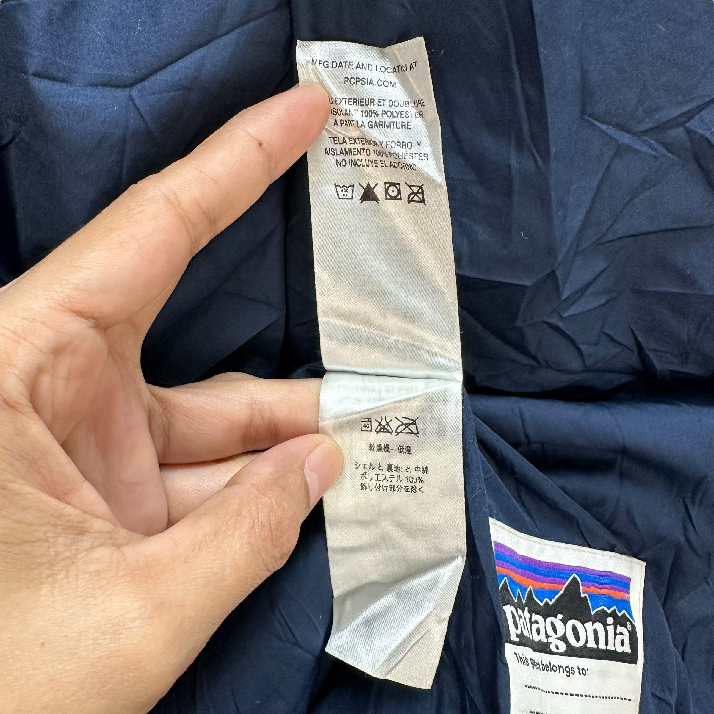 Patagonia PATAGONIA LIGHT PUFFER JACKET IN BLUE FOR KIDS #9020-48 Size US XXL / EU 58 / 5 - 13 Thumbnail