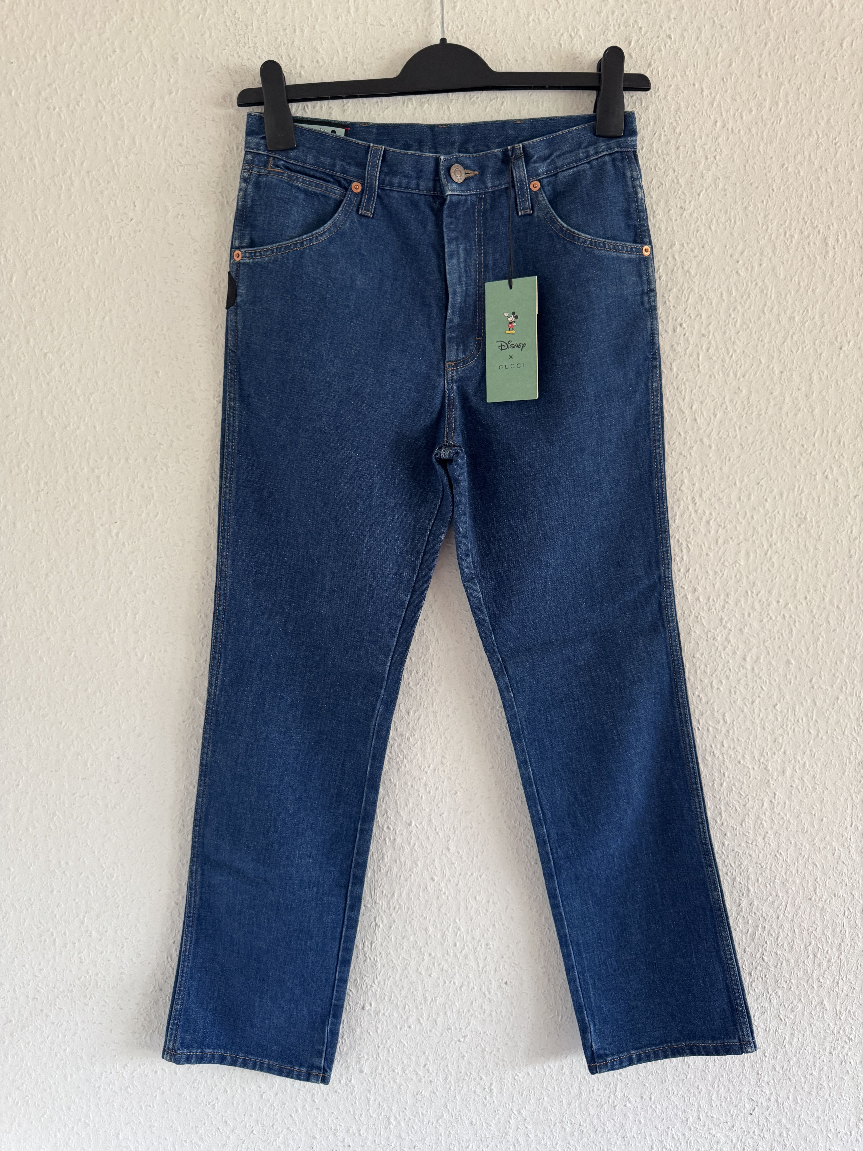 Gucci Mickey Embroidered Jeans Size US 30 / EU 46 - 4 Thumbnail