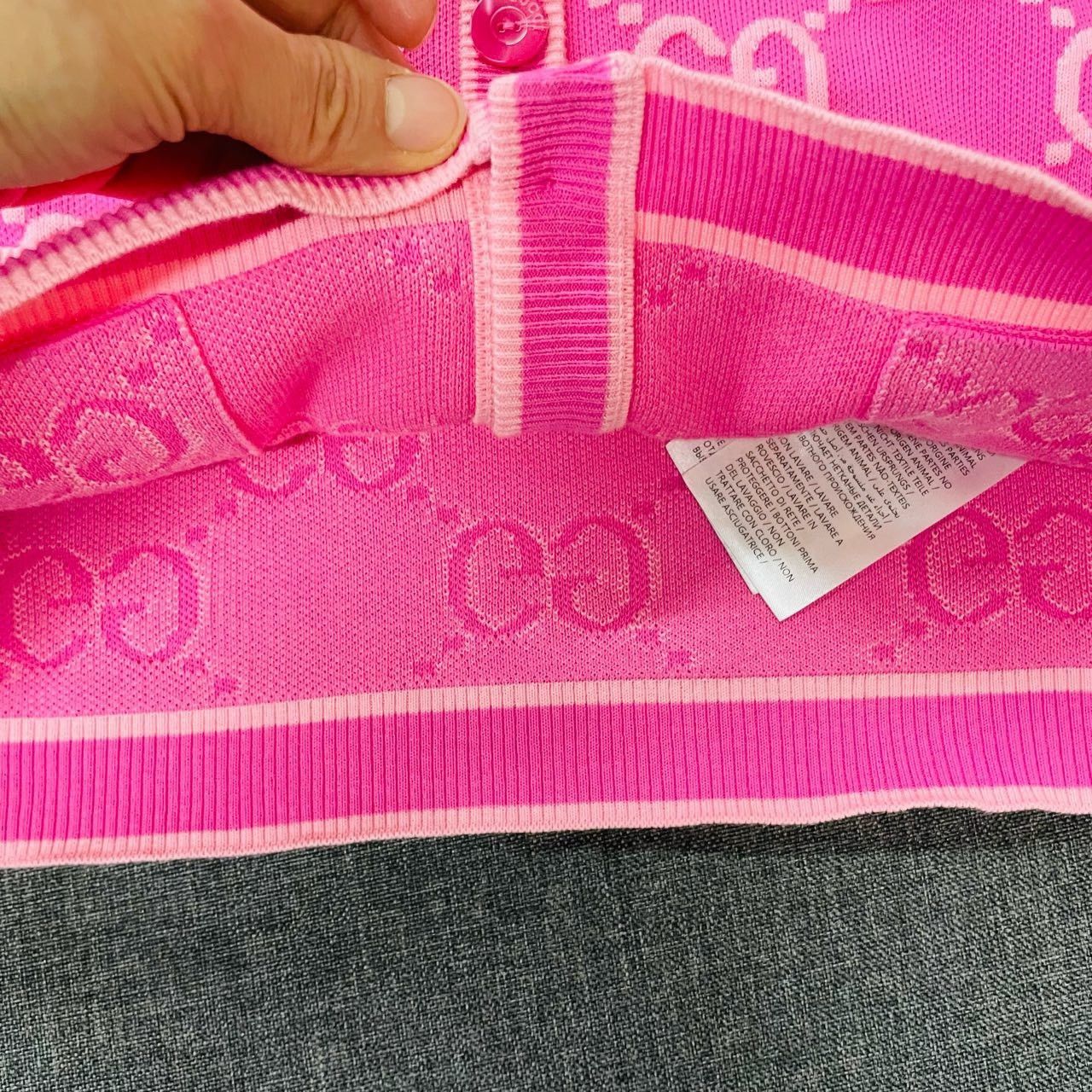 Gucci Gucci 24 new pink full-print cardigans sweater 2501-Nextarr Size US XS / EU 42 / 0 - 3 Thumbnail