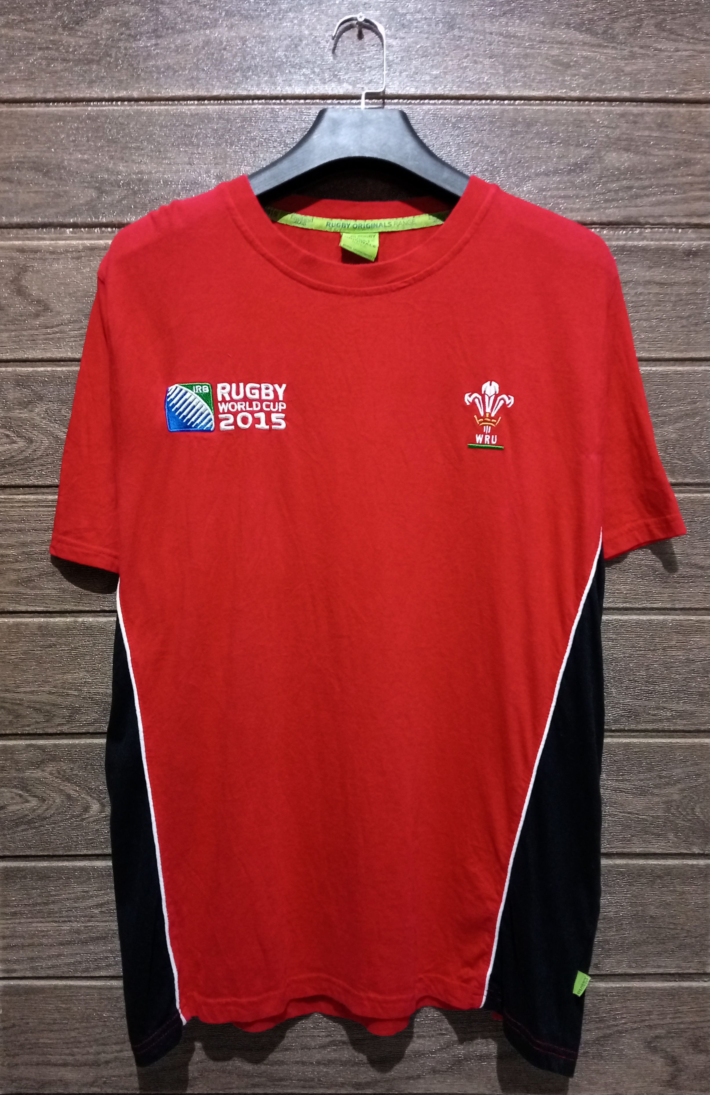 World Cup England 2015 Wales Rugby Union Tee Very Rare