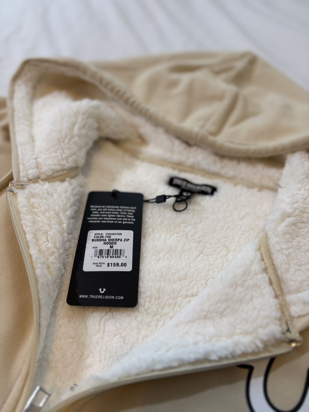 True Religion White True Religion full zip for sale Size US M / EU 48-50 / 2 - 3 Thumbnail
