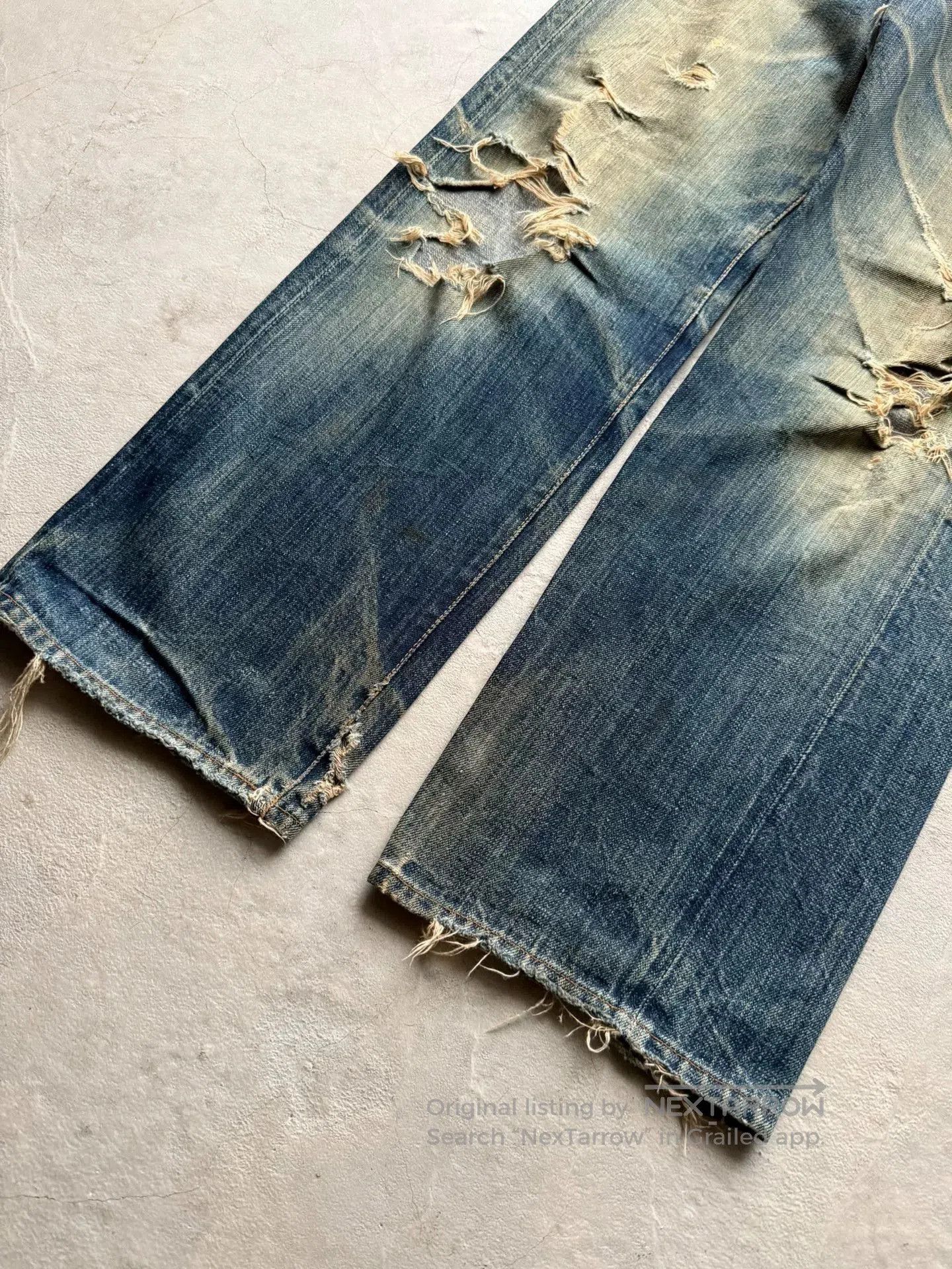 Vintage Vintage 90s RetroCraft Distressed Straight Jeans. Size US 30 / EU 46 - 2 Thumbnail