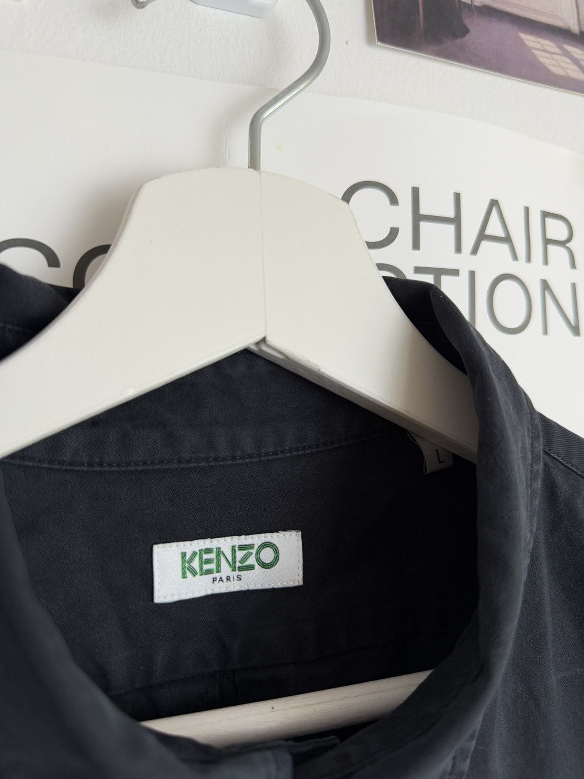 Designer × Kenzo Kenzo tiger logo black shirt L designer luxury streetwear y2k Size US L / EU 52-54 / 3 - 5 Thumbnail