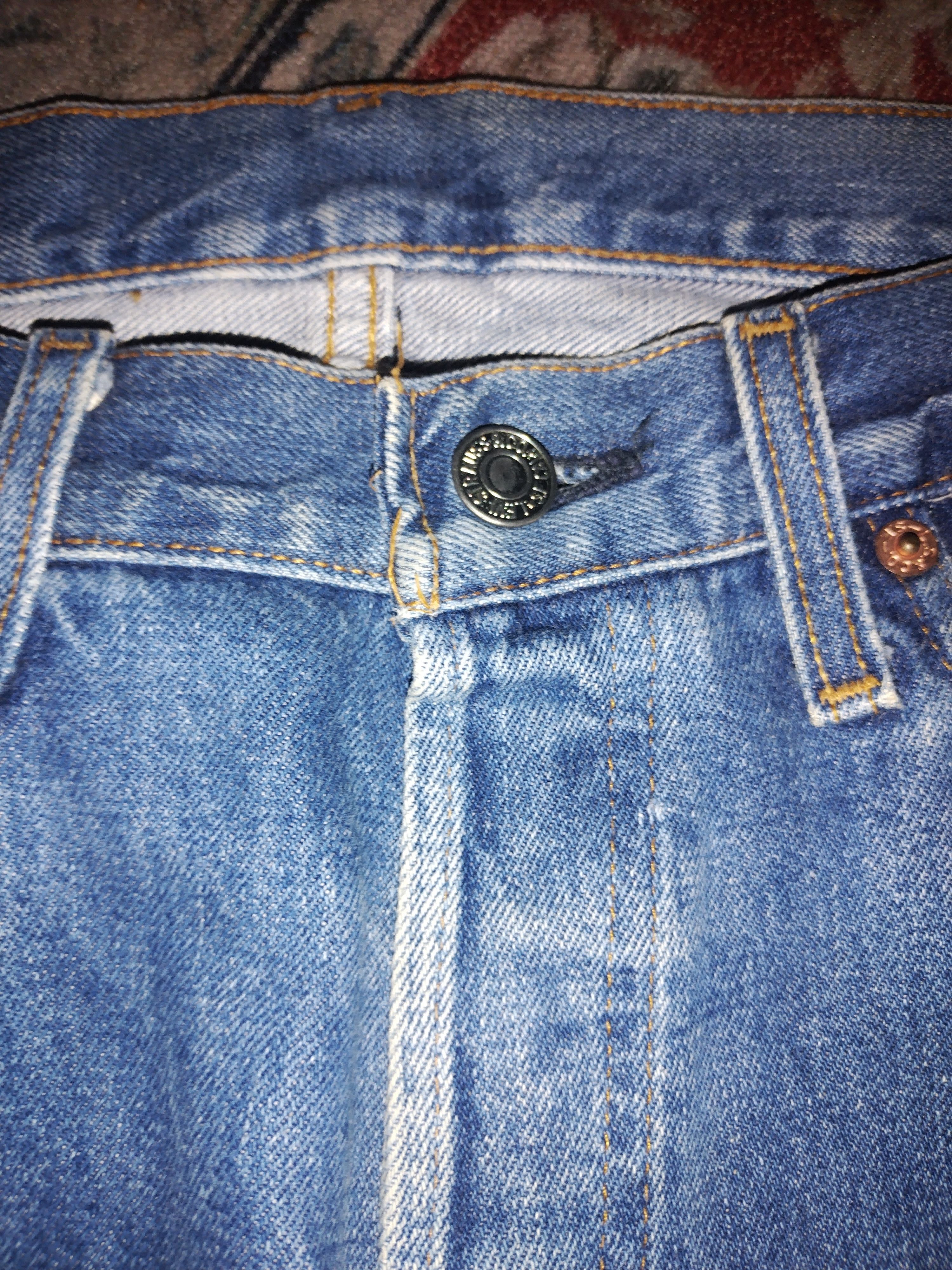 Levi's Vintage Jeans Levis Distressed 90s Cloth head Size US 34 / EU 50 - 12 Thumbnail