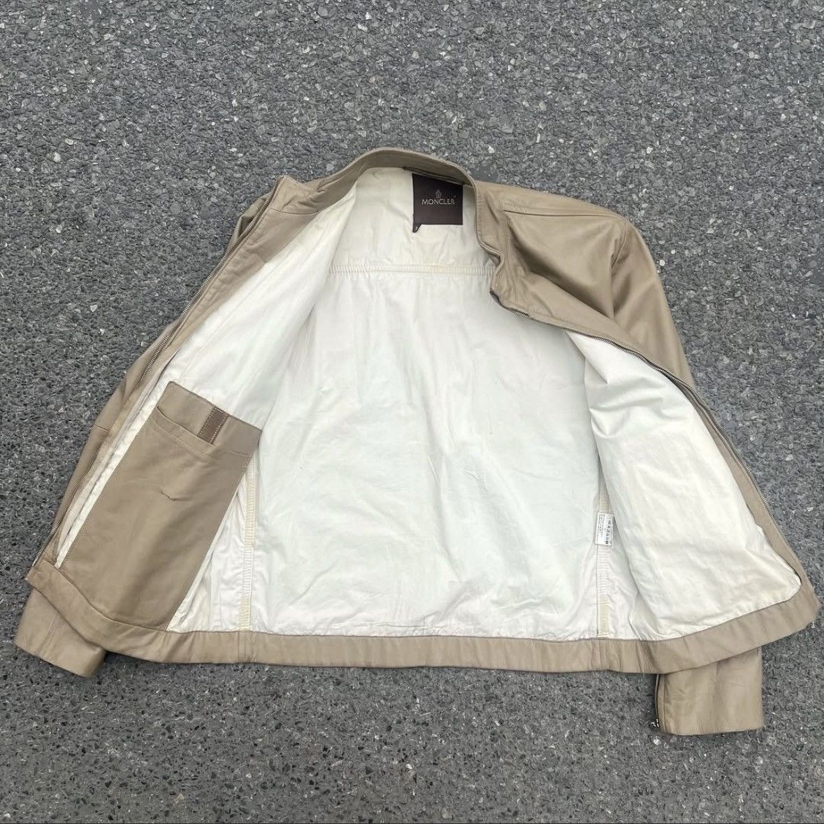 Moncler Moncler Leather Jacket Size US L / EU 52-54 / 3 - 9 Thumbnail