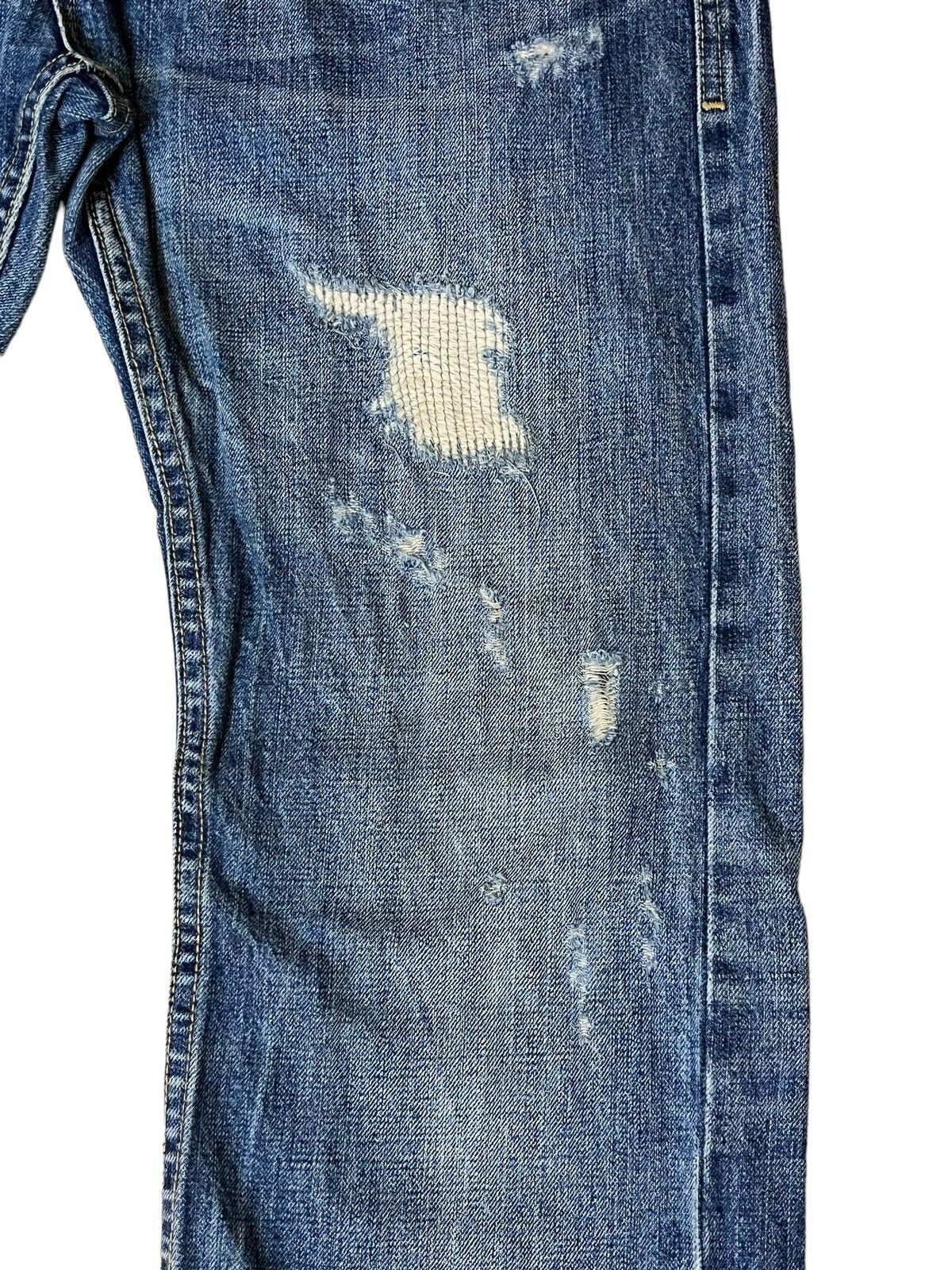 Cult Of Individuality SICK JAPANESE CULT OF INDIVIDUALITY SELVEDGE DISTRESS DENIM Size US 34 / EU 50 - 4 Thumbnail