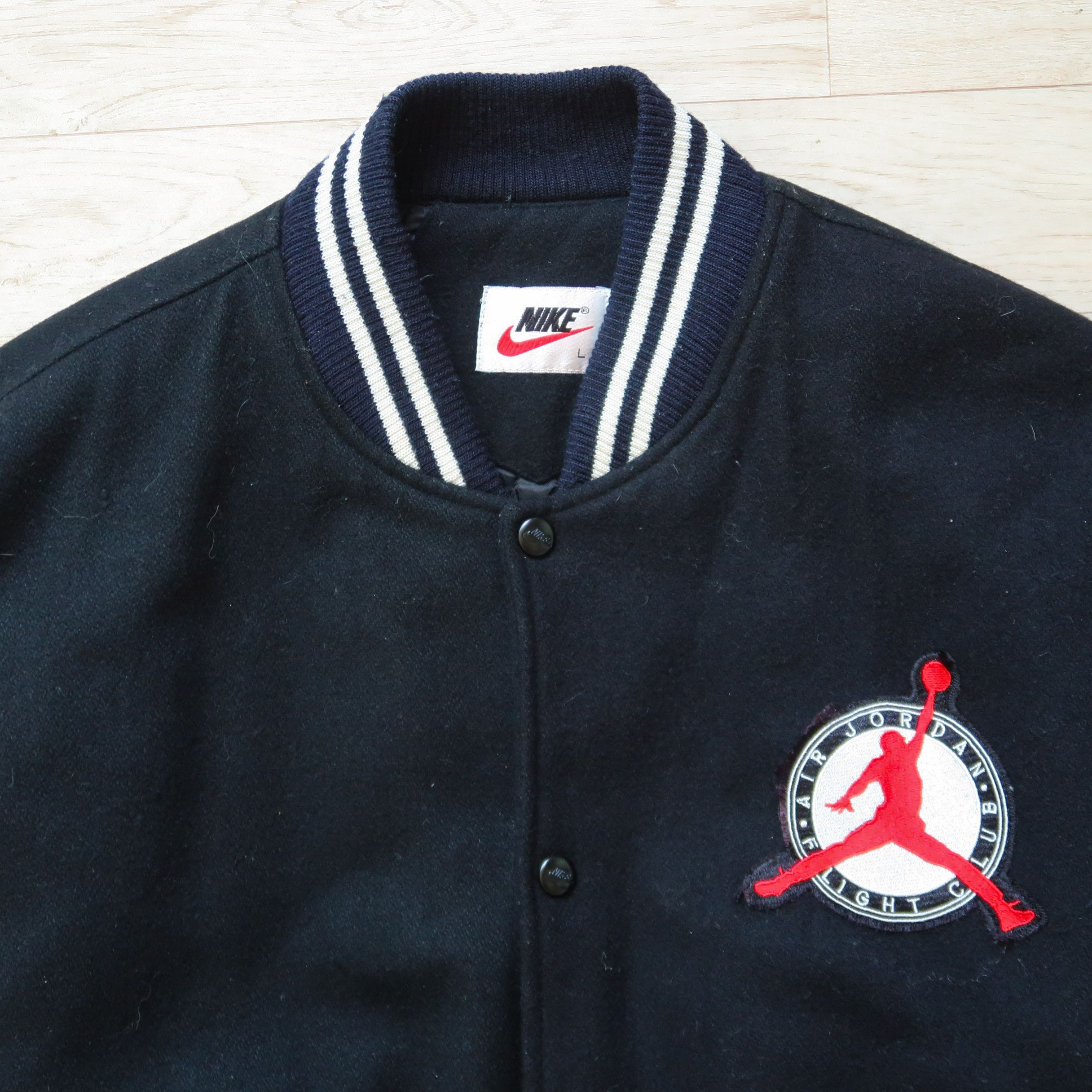 Nike Vintage 90s Nike Jordan Varsity Jacket Size US L / EU 52-54 / 3 - 2 Thumbnail