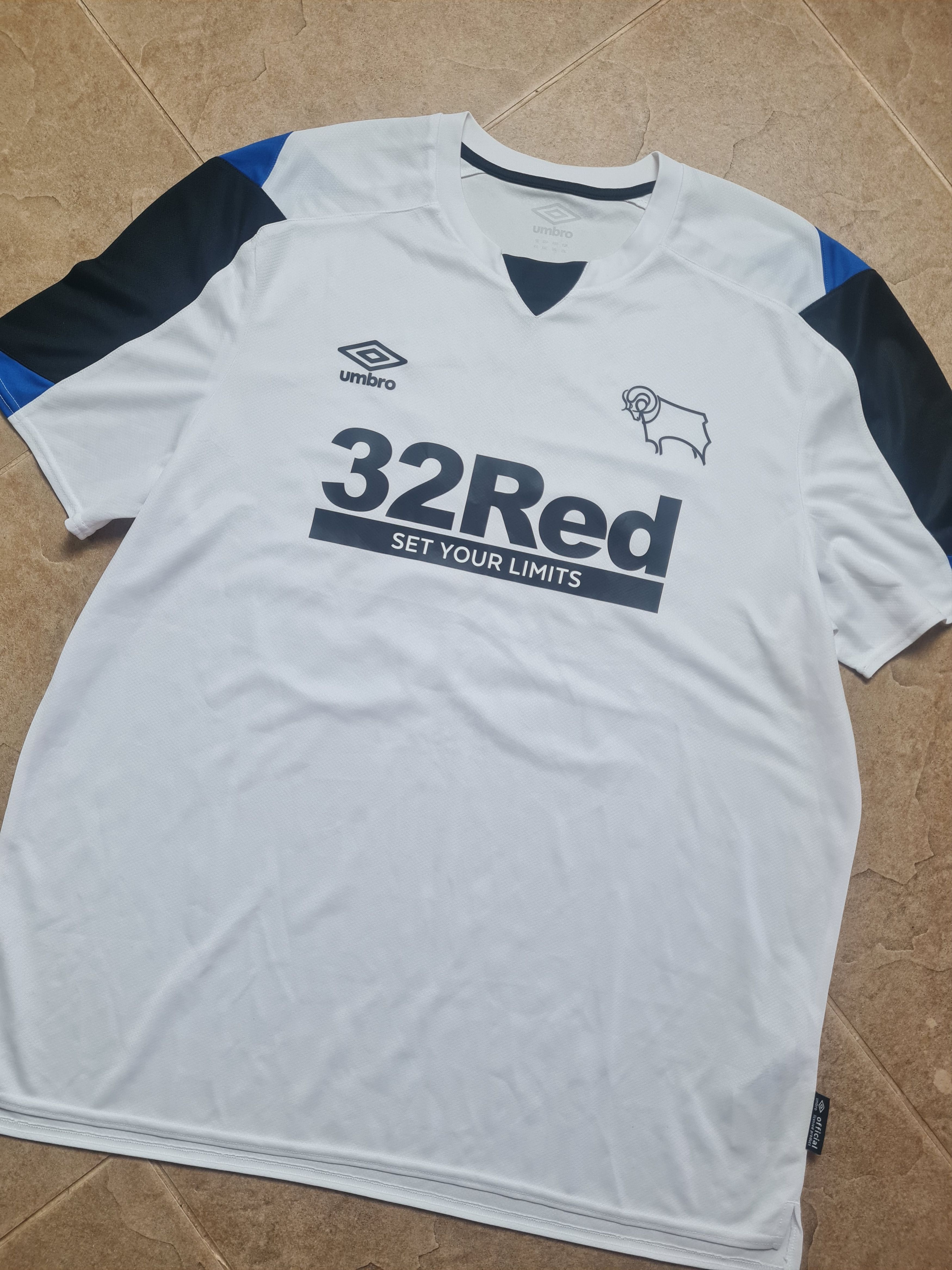 Umbro Soccer Jersey Derby County Football Shirt Umbro #50 Simon Size US XXL / EU 58 / 5 - 3 Thumbnail