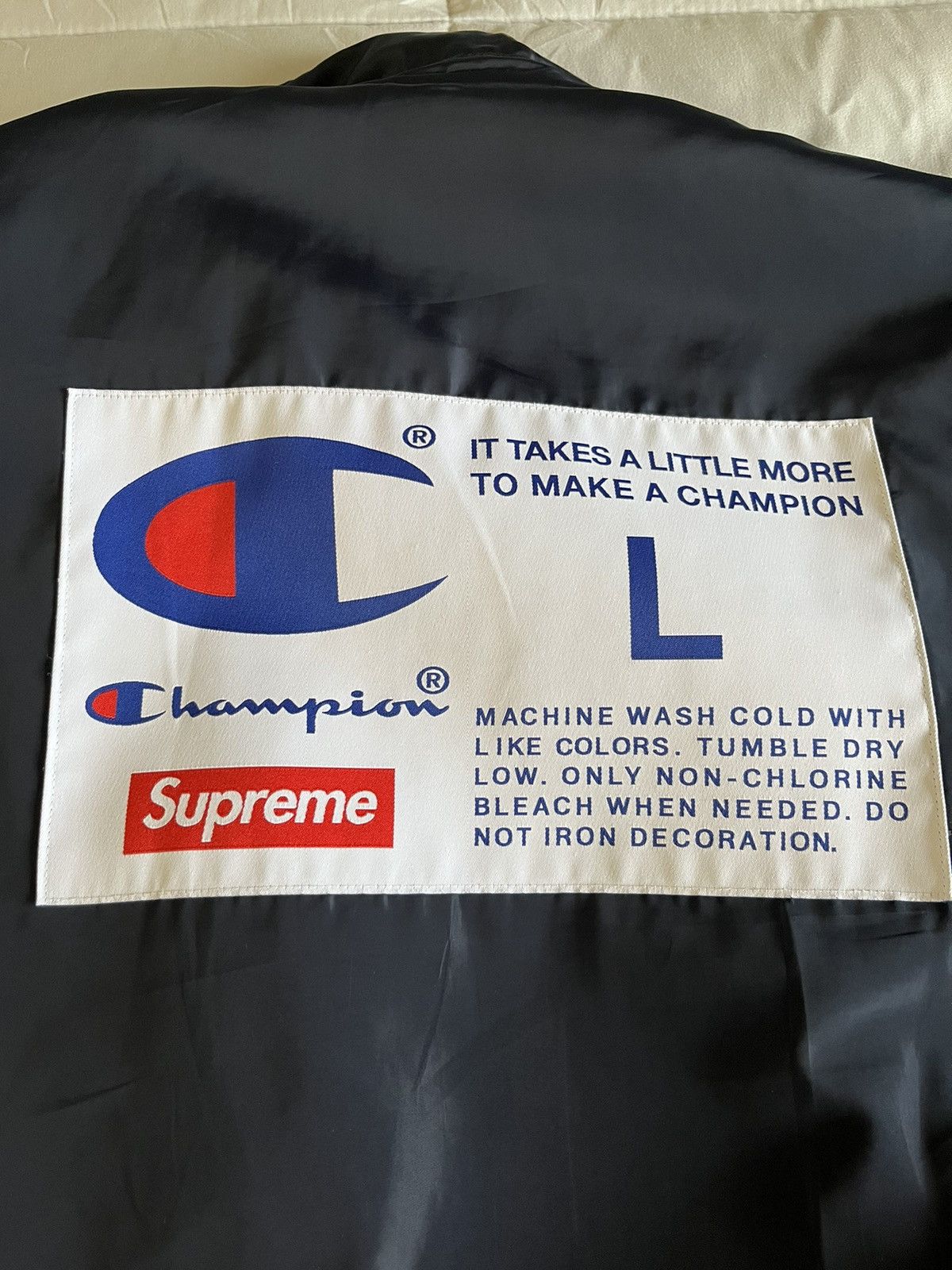 Champion × Supreme Supreme Champion Jacket Size US L / EU 52-54 / 3 - 6 Thumbnail