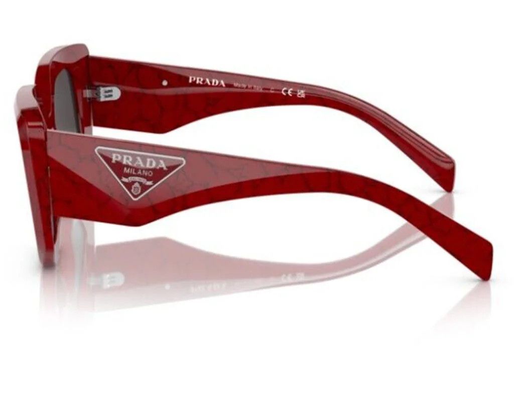 Prada NEW PRADA PR14ZSF-15D5S0-52 Red Size ONE SIZE - 4 Thumbnail
