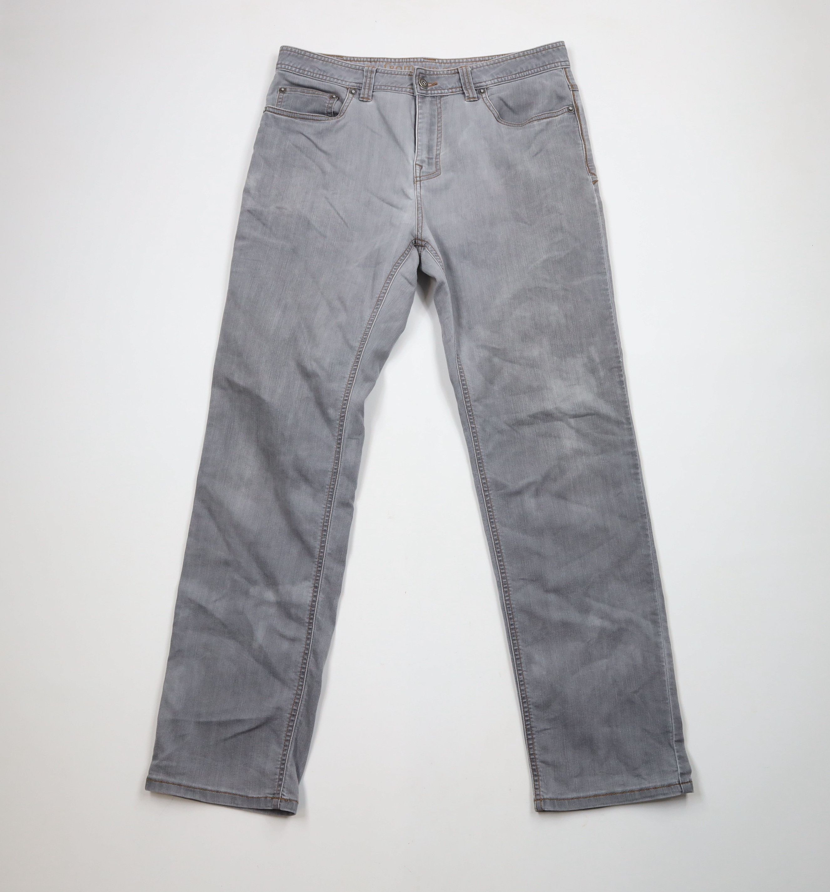 Prana × Vintage prAna Breathe Faded Stretch Outdoor Hiking Trail Jeans Gray Size US 34 / EU 50 - 1 Thumbnail