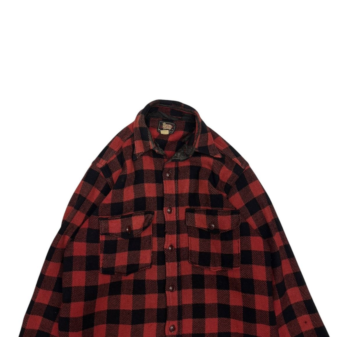 Woolrich Woolen Mills 🔥60/70s WOOLRICH WOOLEN MILLS CHECKERED WOOL FLANNEL Size US M / EU 48-50 / 2 - 3 Thumbnail