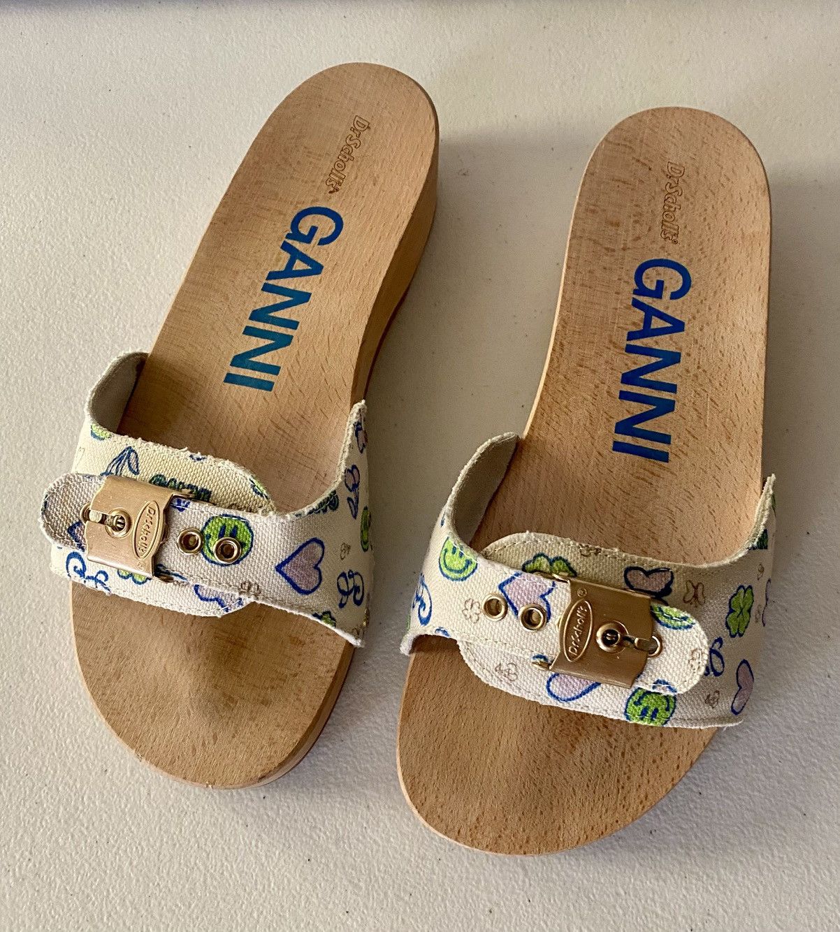Ganni Dr Scholls X Ganni Original Clog Women Shoes White 7 US Size US 7 / IT 37 - 3 Thumbnail