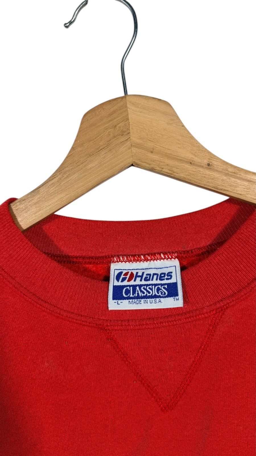Hanes Vintage sweatshirt hanes big logo Size US L / EU 52-54 / 3 - 4 Thumbnail
