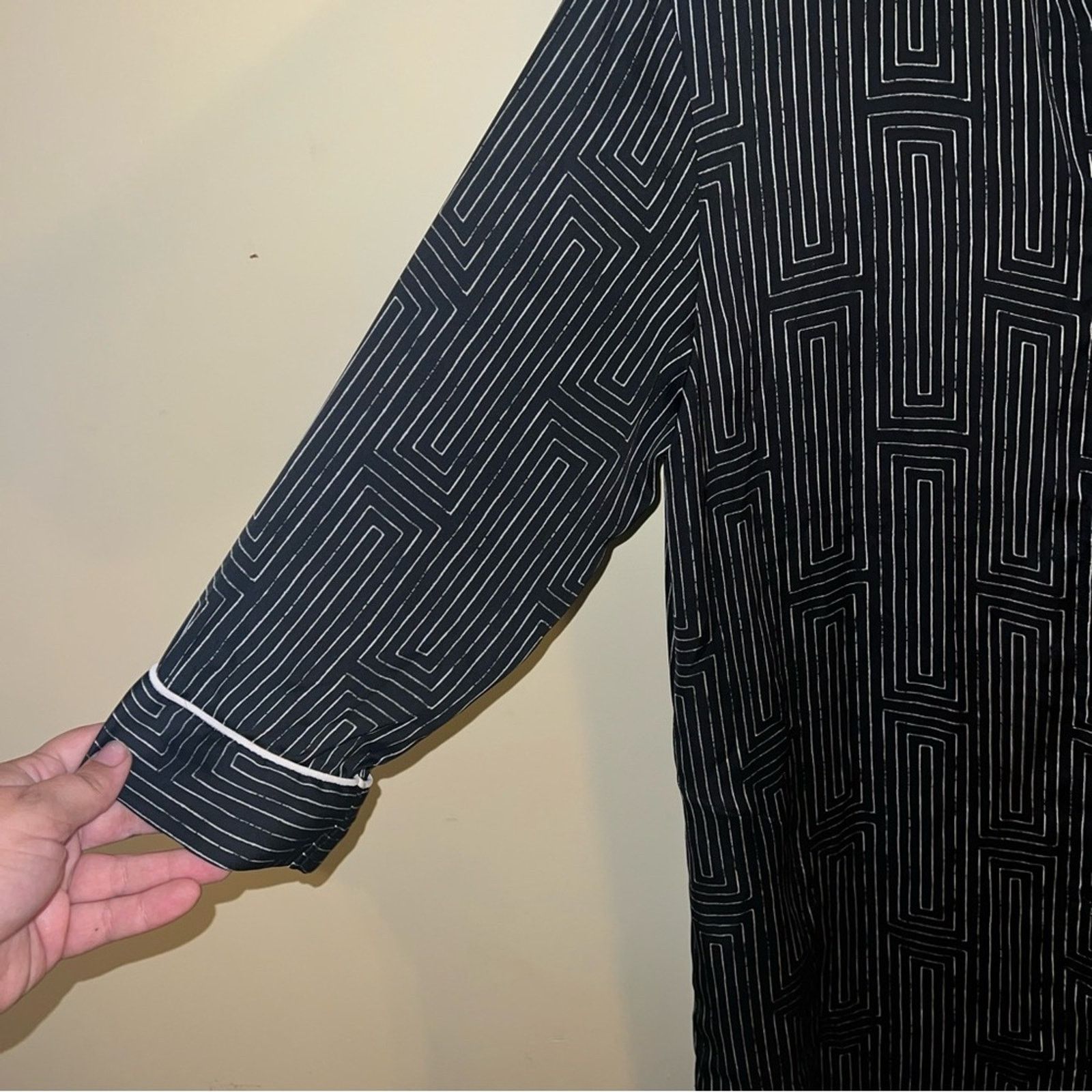 DKNY DKNY black and white pattern shirt dress M Size M / US 6-8 / IT 42-44 - 4 Thumbnail