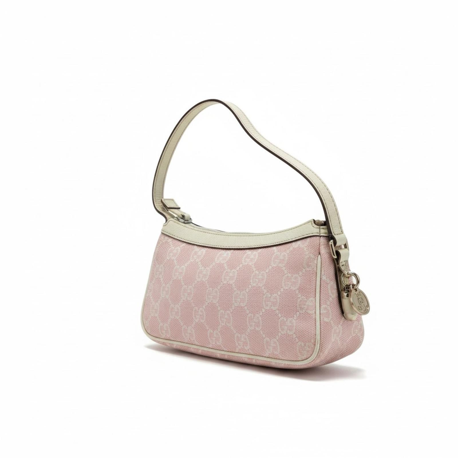 Gucci Gucci - Pink Monogram Shoulder Bag Size ONE SIZE - 1 Thumbnail