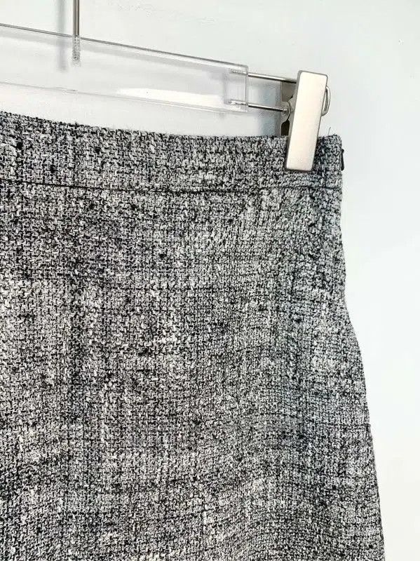 Max Mara MaxMara Gray Cotton Midi Skirt for Women . Size 22" - 3 Thumbnail