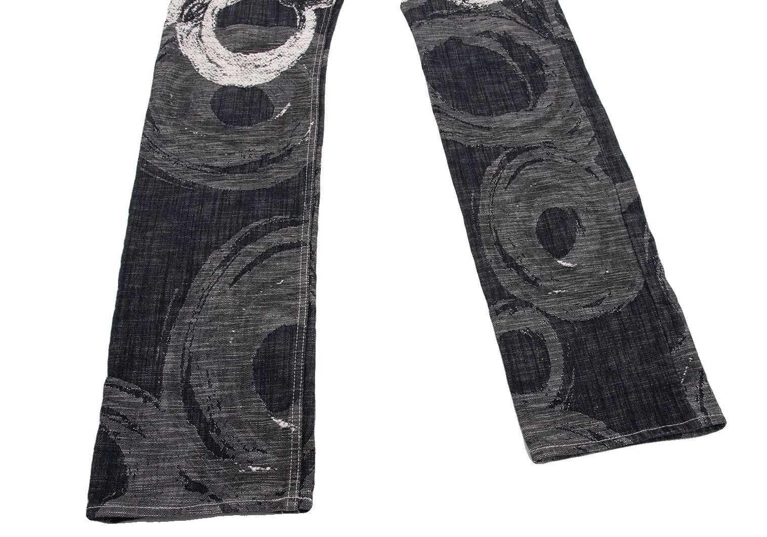 Issey Miyake Cotton Graphic Jacquard Patch Pocket Denim Set Up Indigo Size US 36 / EU 52 - 15 Thumbnail