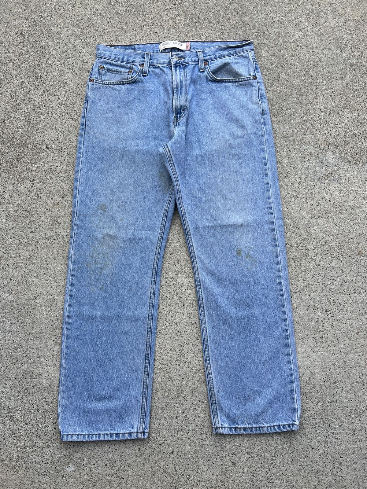 Levi's Early Y2K L. Indigo Levi’s 505 Regular Fit Jeans Size 34x30 Size US 34 / EU 50 - 1 Thumbnail