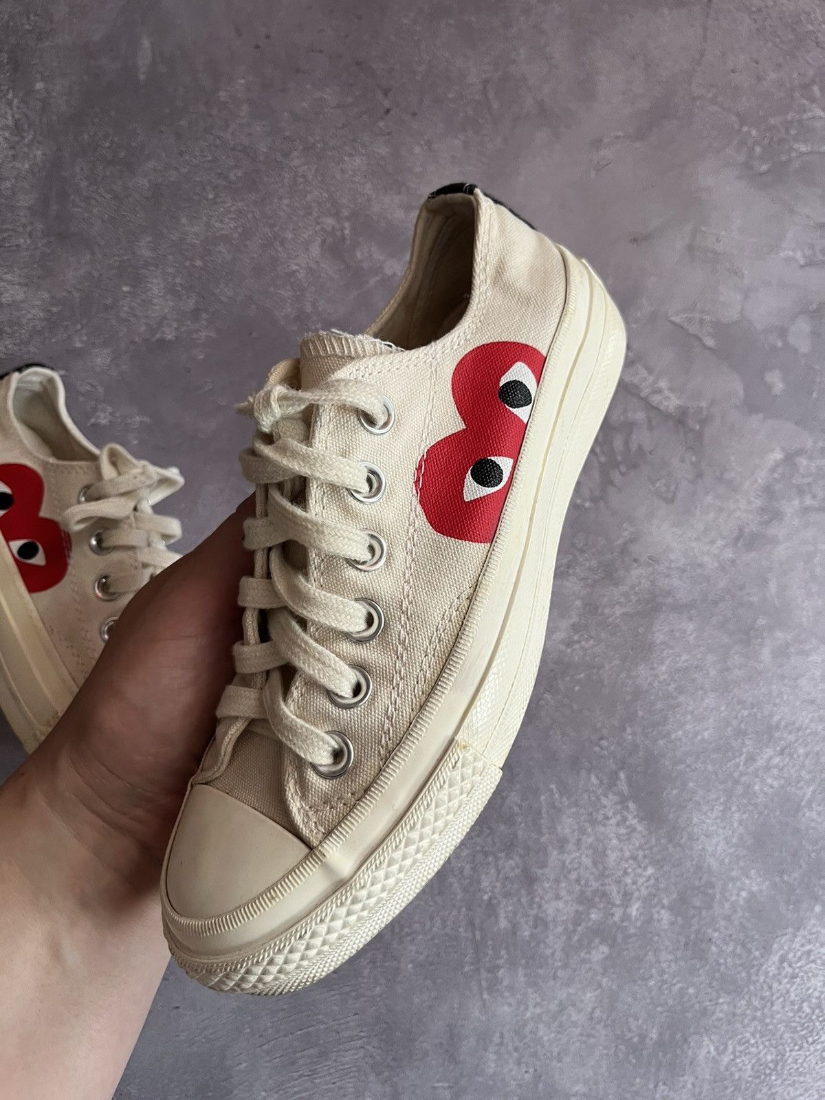 Comme des Garcons Comme Des Garçons x Chuck Taylor Converse All Star Low Top Size US 5 / IT 35 - 5 Thumbnail