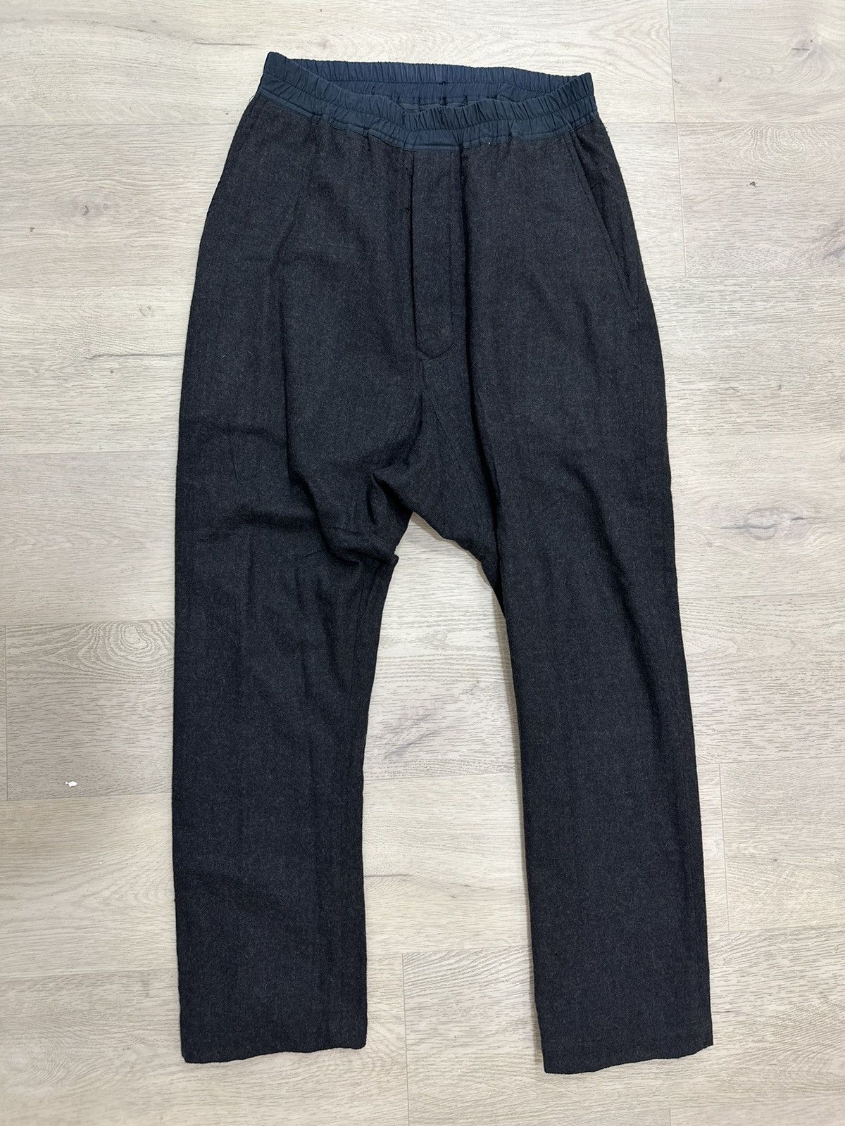 image of Rick Owens Plinth Fall 2013 Pants in Black, Men's (Size 30)
