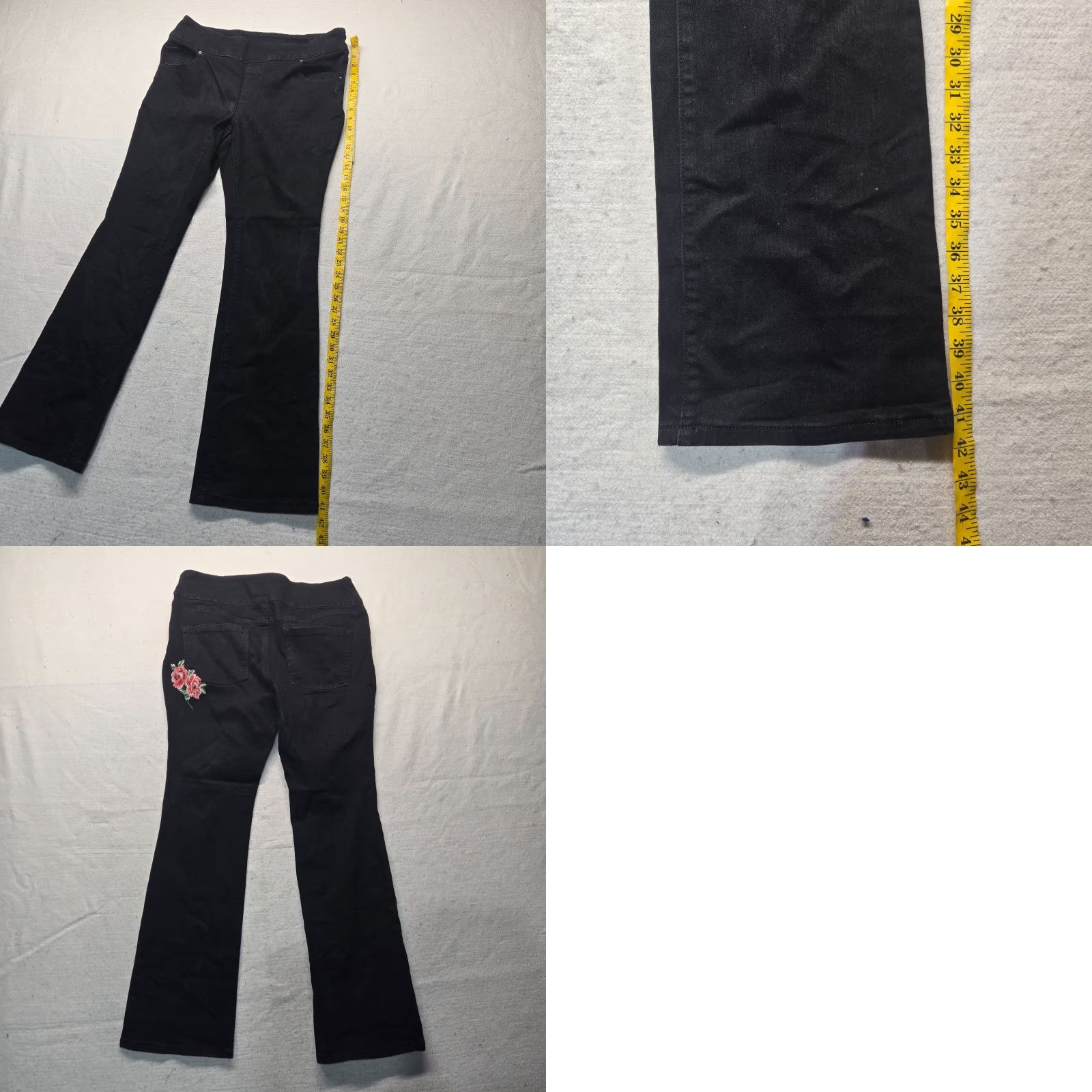 Vintage VINTAGE The Pioneer Woman Black Ankle Pants Stretch Women's L Large Pants Adult Women Black Stretch 90s? Size 36" / US 14 / IT 50 - 8 Thumbnail
