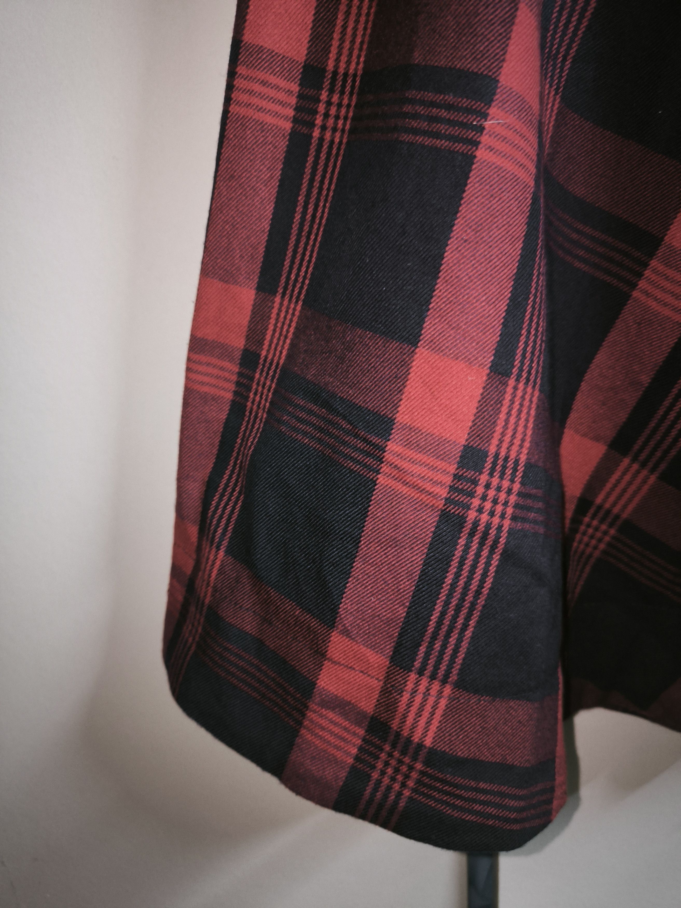Japanese Brand × Seditionaries Red Blue Plaid Tartan Bondage By Hell Cat Punks Mini Skirt Size 30" / US 8 / IT 44 - 8 Thumbnail