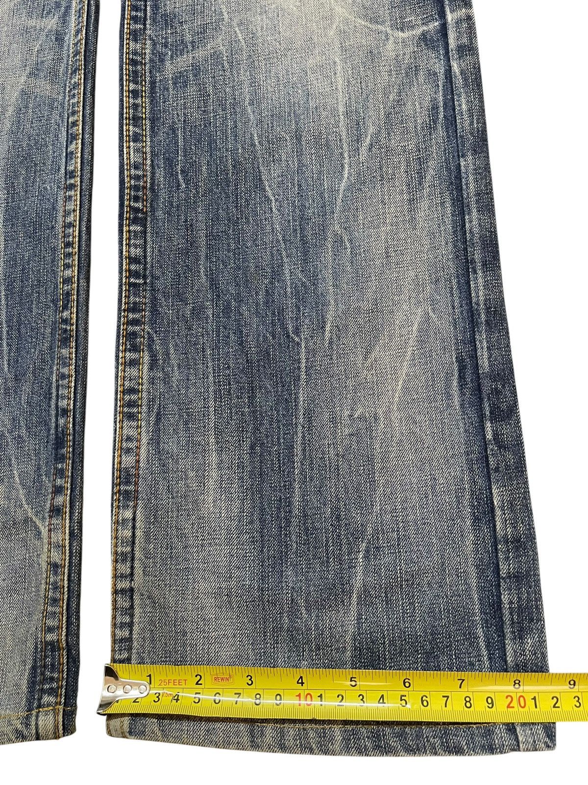 14th Addiction Vintage Japanese Brand Faded Thunder Wash Distressed Jeans Size US 32 / EU 48 - 17 Thumbnail