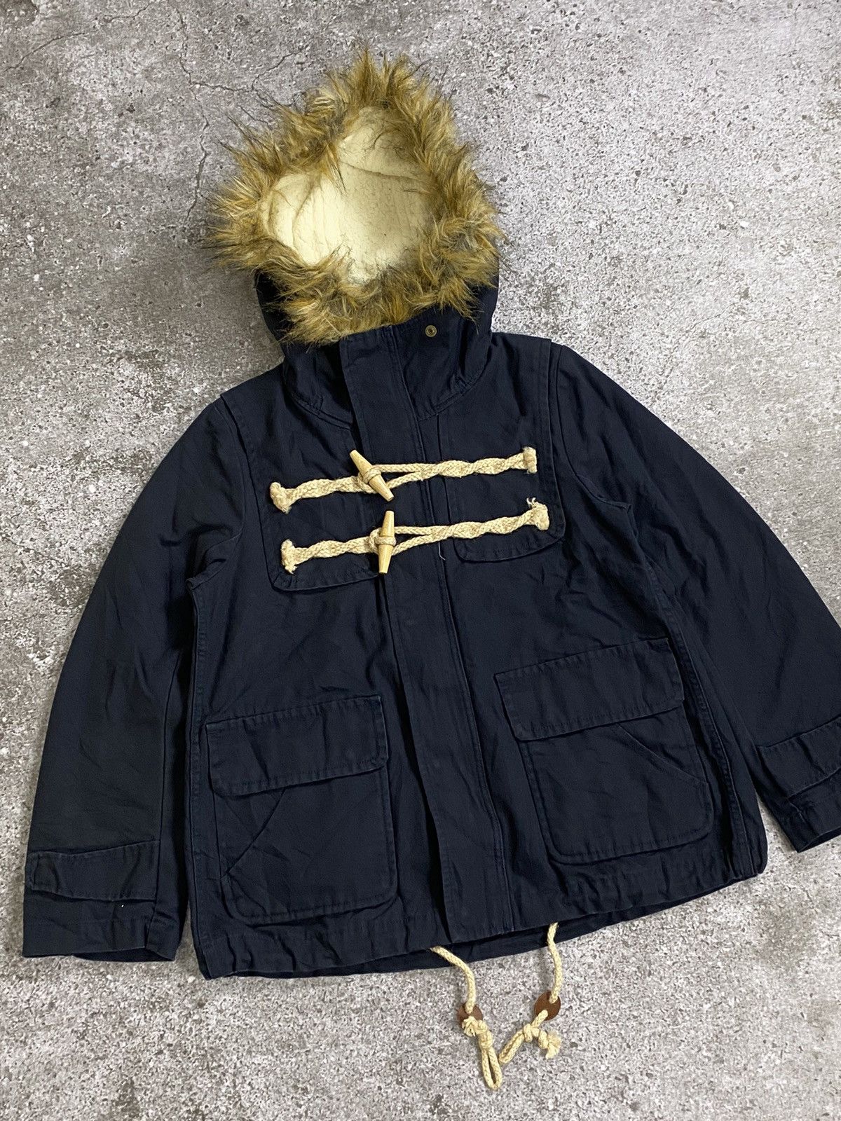 If Six Was Nine × Japanese Brand × Le Grande Bleu (L.G.B.) 2000s RNA Fur jacket Size US M / EU 48-50 / 2 - 5 Thumbnail