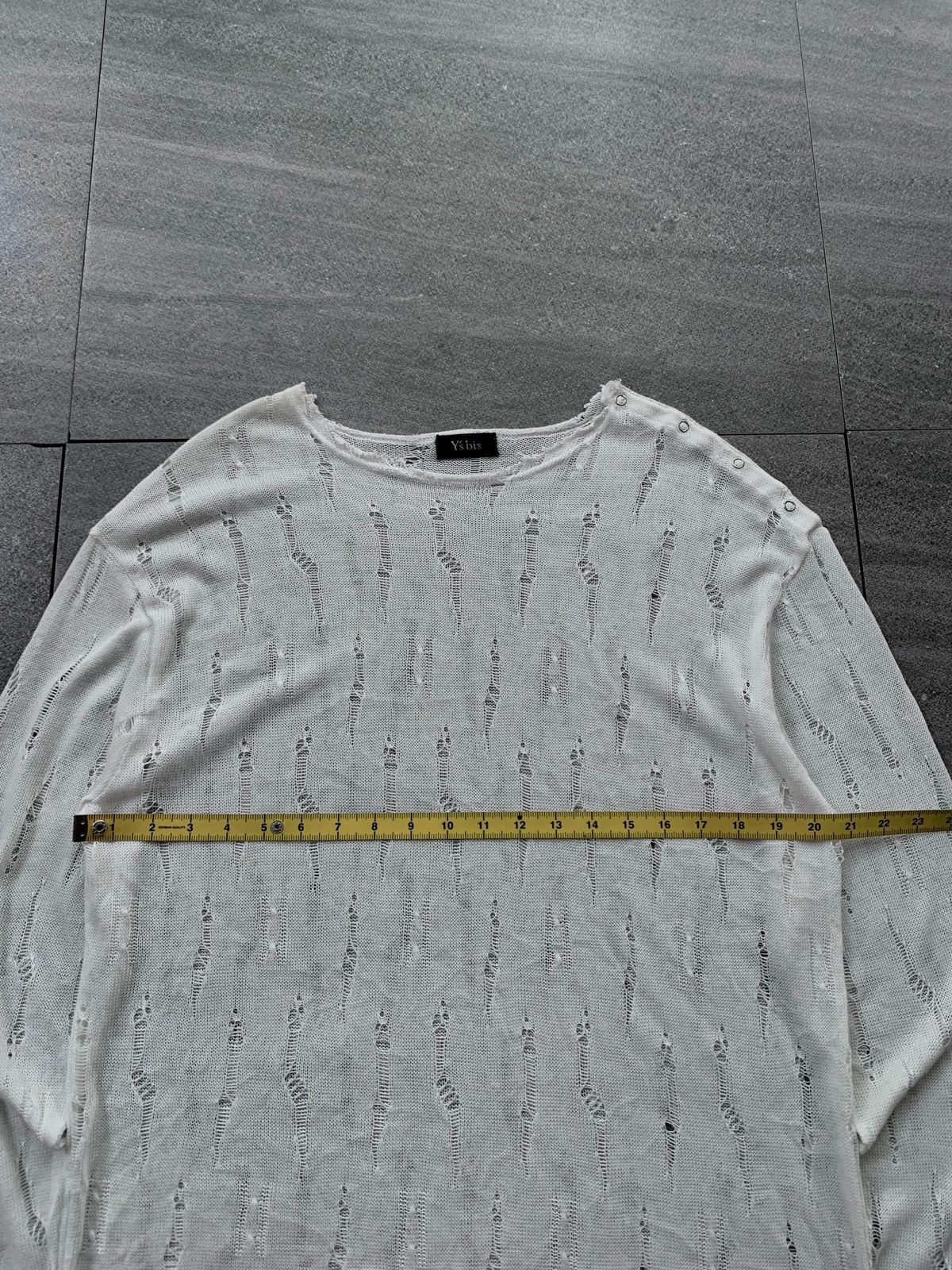 Yohji Yamamoto FREE TAX! Distressed Knitted Sweater Size US M / EU 48-50 / 2 - 9 Thumbnail