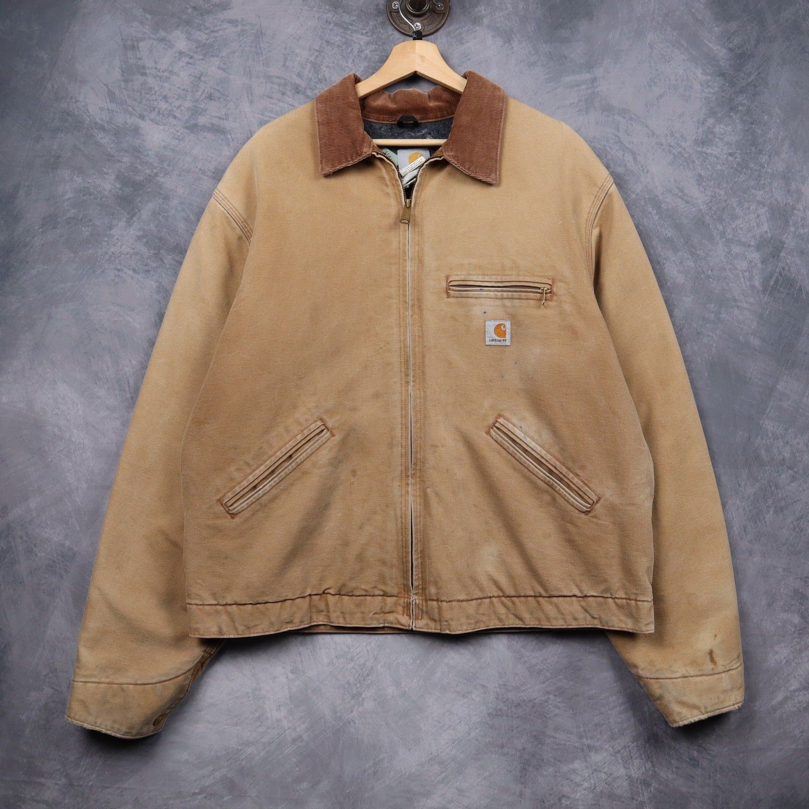 Carhartt × Vintage 90s Carhartt JB105 black detroit jacket sz XL