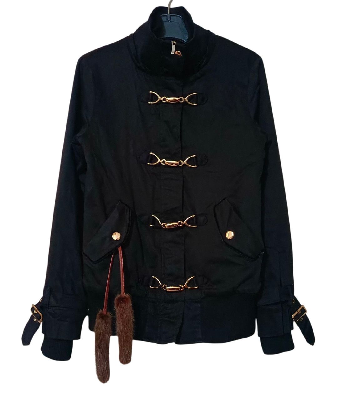 Japanese Brand CECIL McBEE 2 Fur Napoleon Double Layer Jacket Size M / US 6-8 / IT 42-44 - 3 Thumbnail