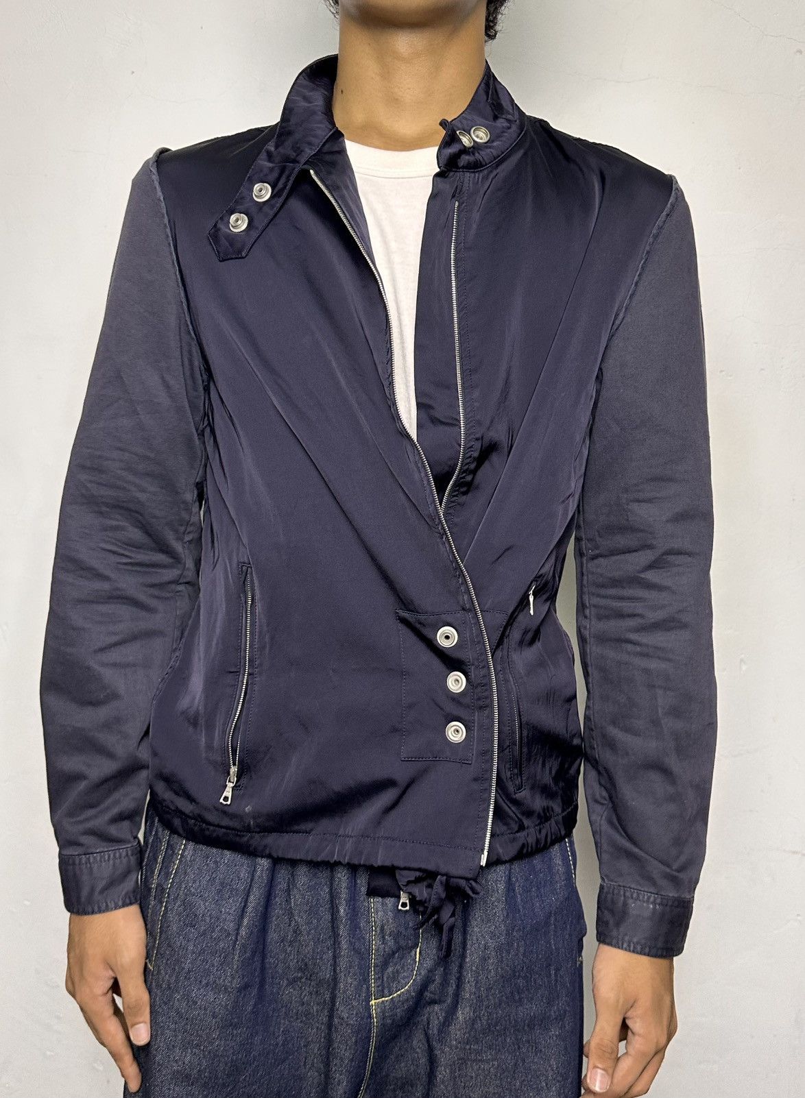 Dries Van Noten Dries Van Noten Hybrid Rayon Jacket Size US M / EU 48-50 / 2 - 15 Thumbnail