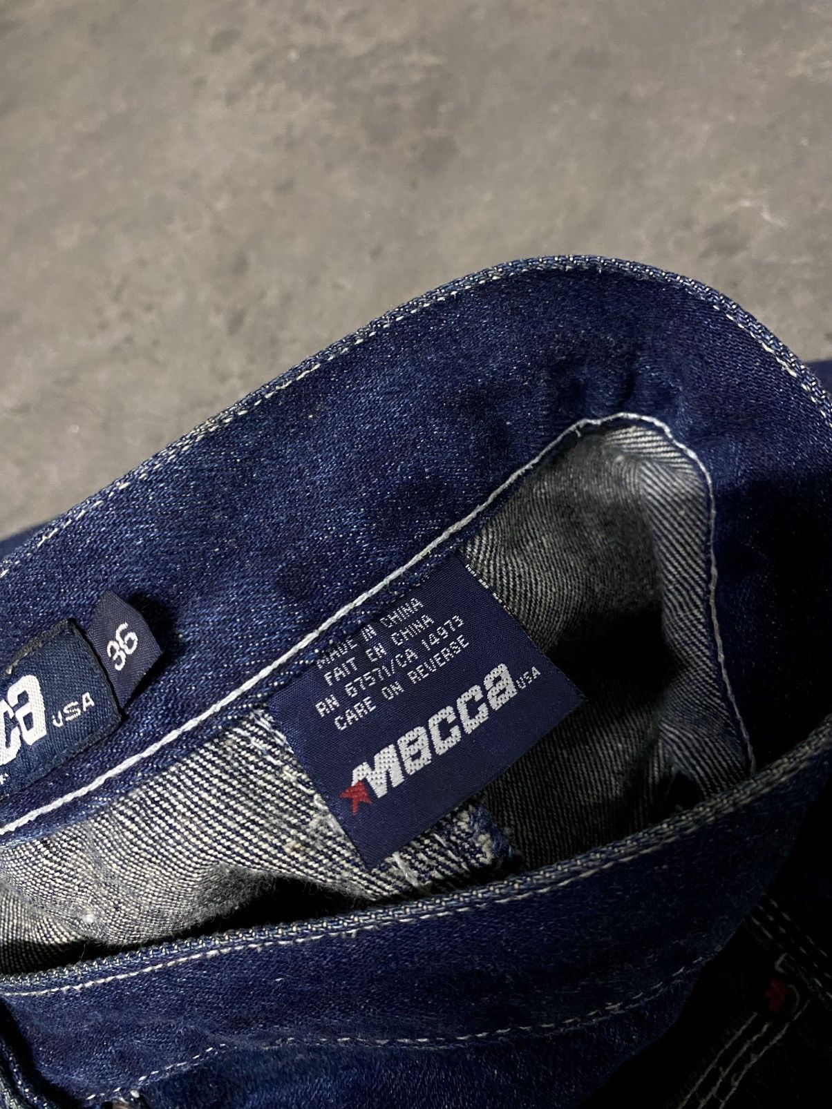 Mecca Vintage 90s MECCA USA Baggy Denim Y2K Skate Pants Size US 36 / EU 52 - 12 Thumbnail
