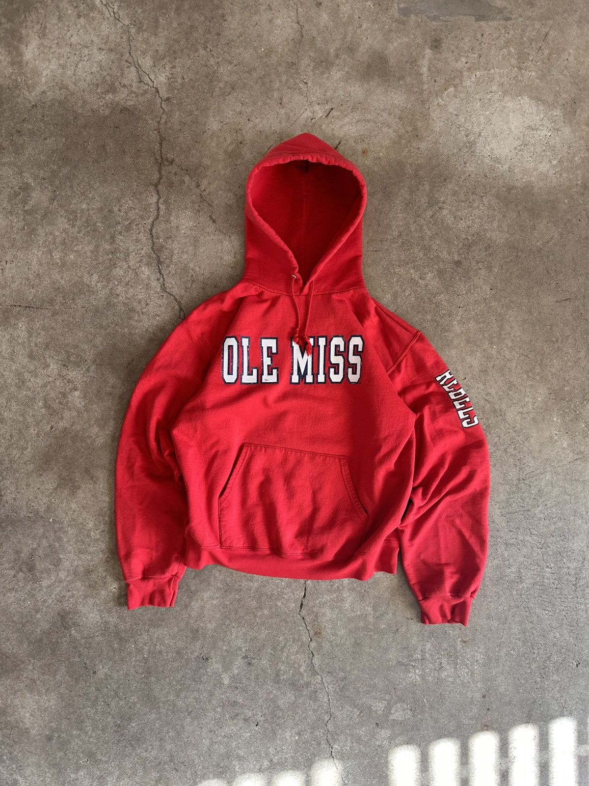 Vintage Y2K Champion OleMiss Hoodie Size US M / EU 48-50 / 2 - 1 Thumbnail