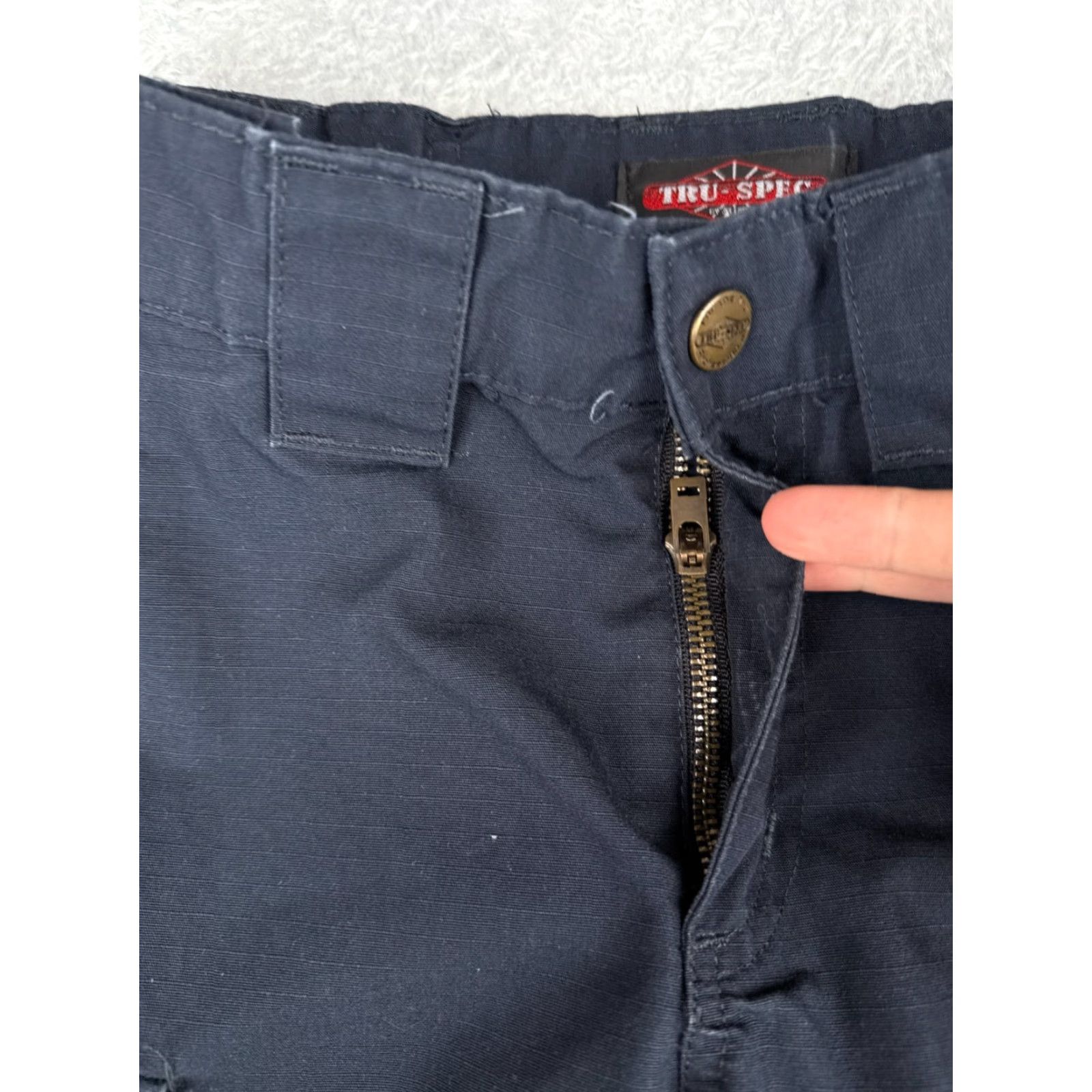 Vintage TRU-SPEC Pants Women 4 Blue Cargo Rip-Stop Poly Blend 27L Pant Size 27" / US 4 / IT 40 - 5 Thumbnail