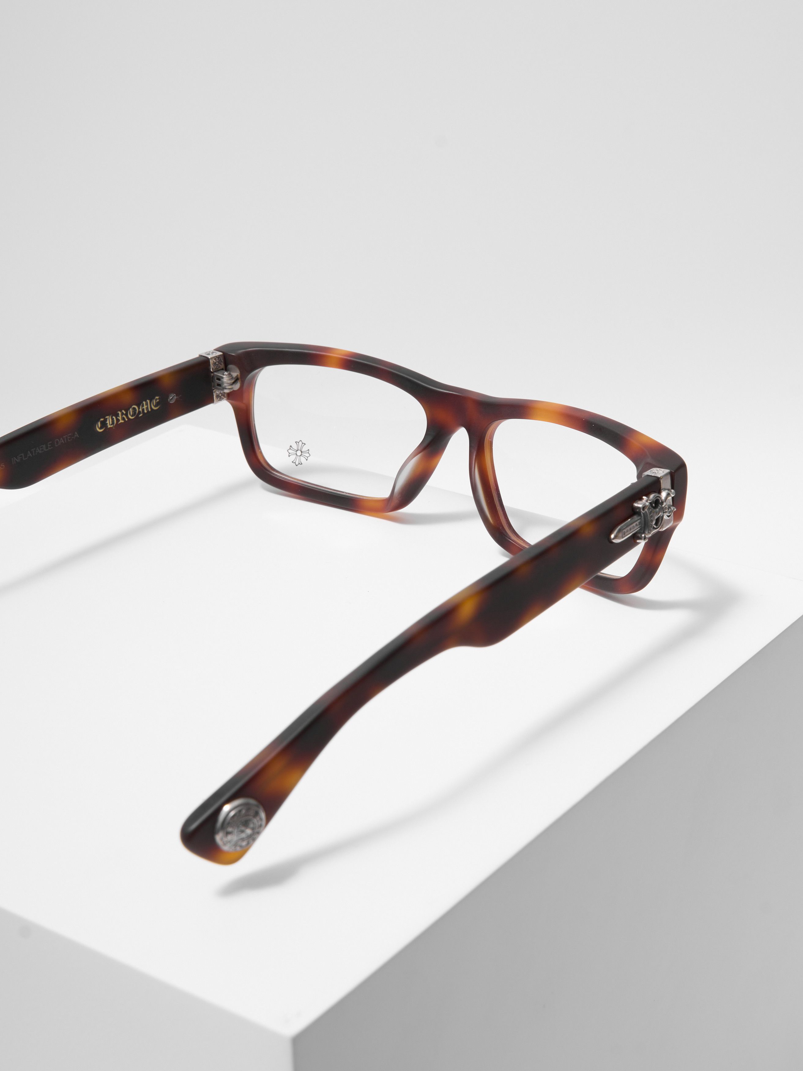 Chrome Hearts CHROME HEARTS INFLATABLE DATE-A MATTE BUTTERSCOTCH TORTOISE Size ONE SIZE - 9 Thumbnail