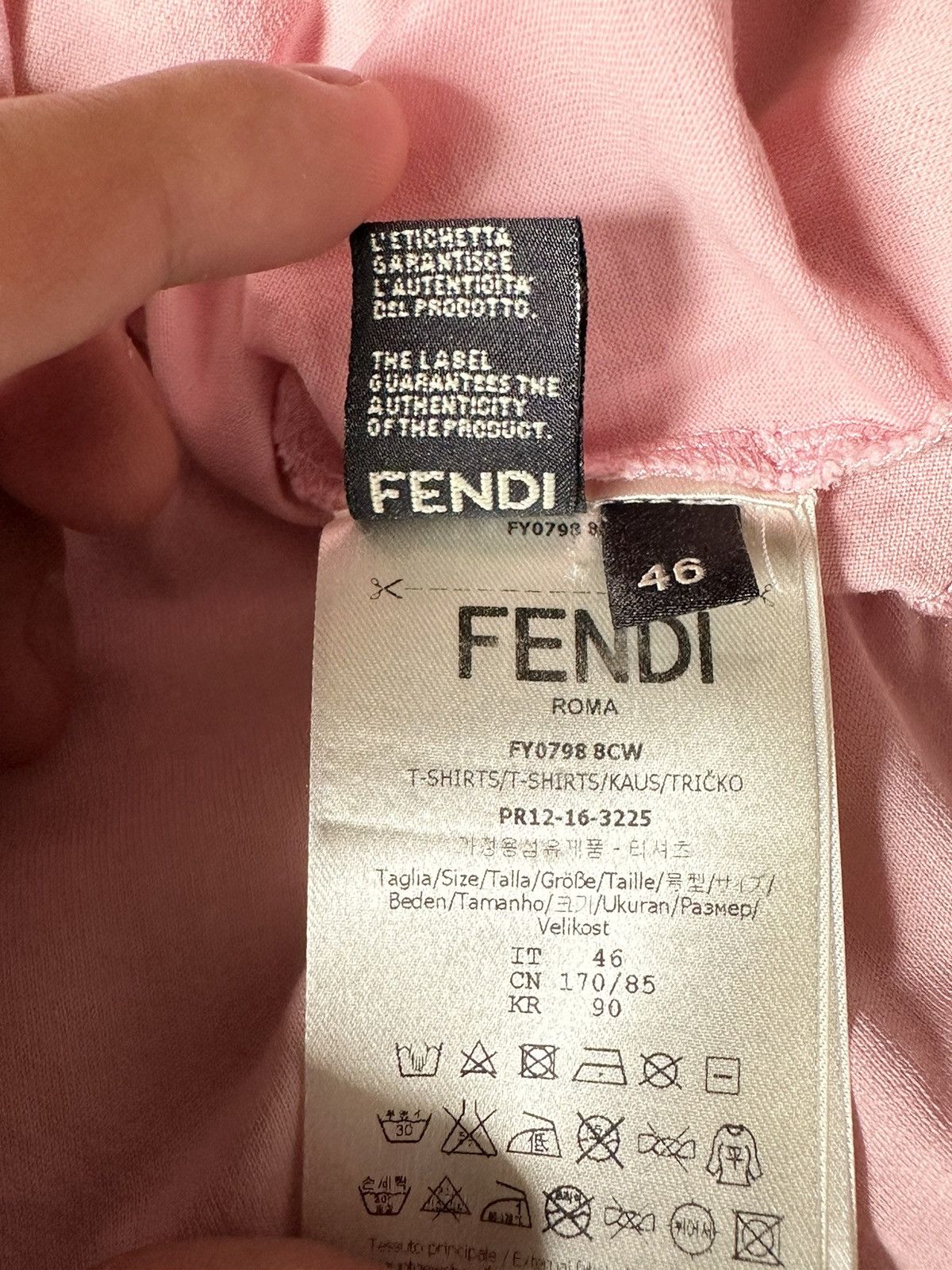 Fendi STEAL FENDI PRINT GRAFFITI MAN Size US S / EU 44-46 / 1 - 7 Thumbnail