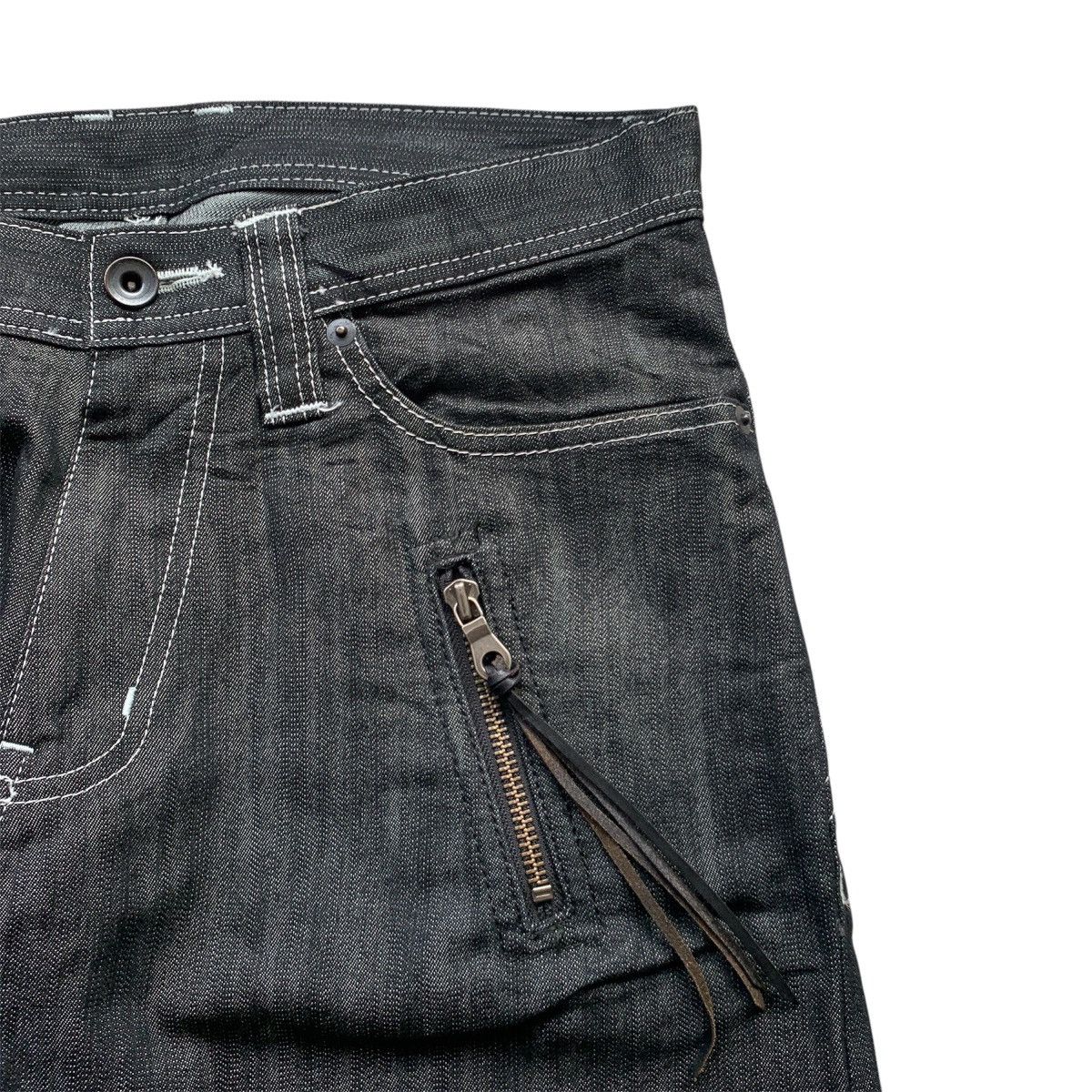 Japanese Brand Tete Homme Issey Miyake Japanese Flare Denim Pants Size US 30 / EU 46 - 5 Thumbnail